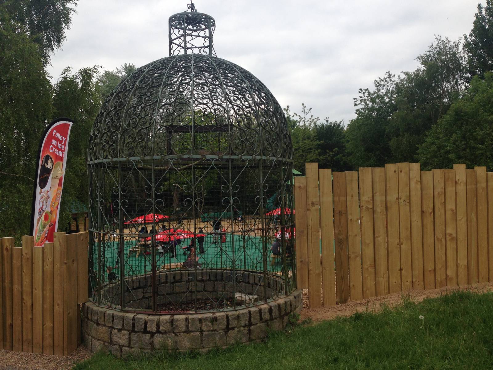 Disused Victorian-Style Aviary at Ponderosa Rural Thereapeutic Centre
