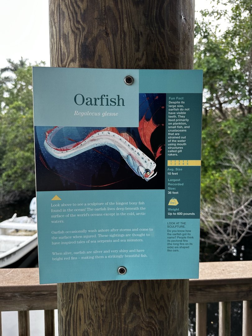Docks - Oarfish Signage
