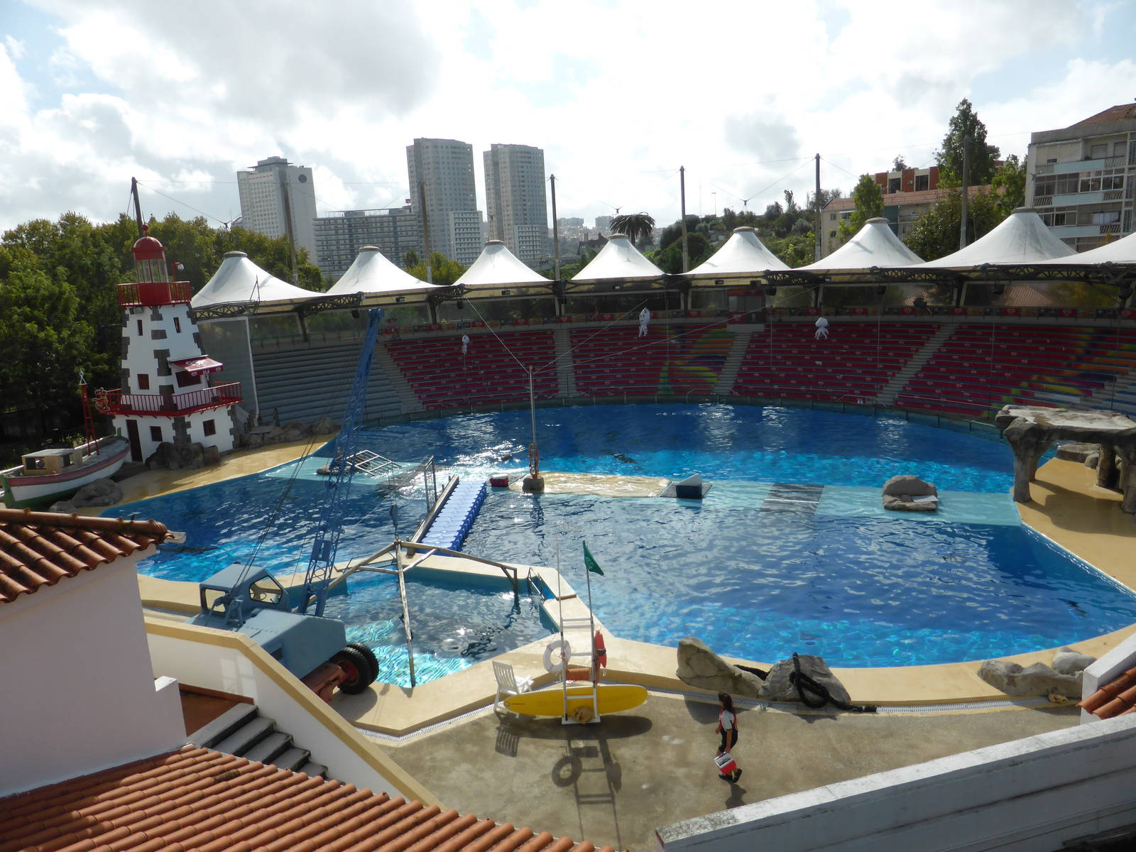 Dolphin and Sealion Pool viewed from Teleferico