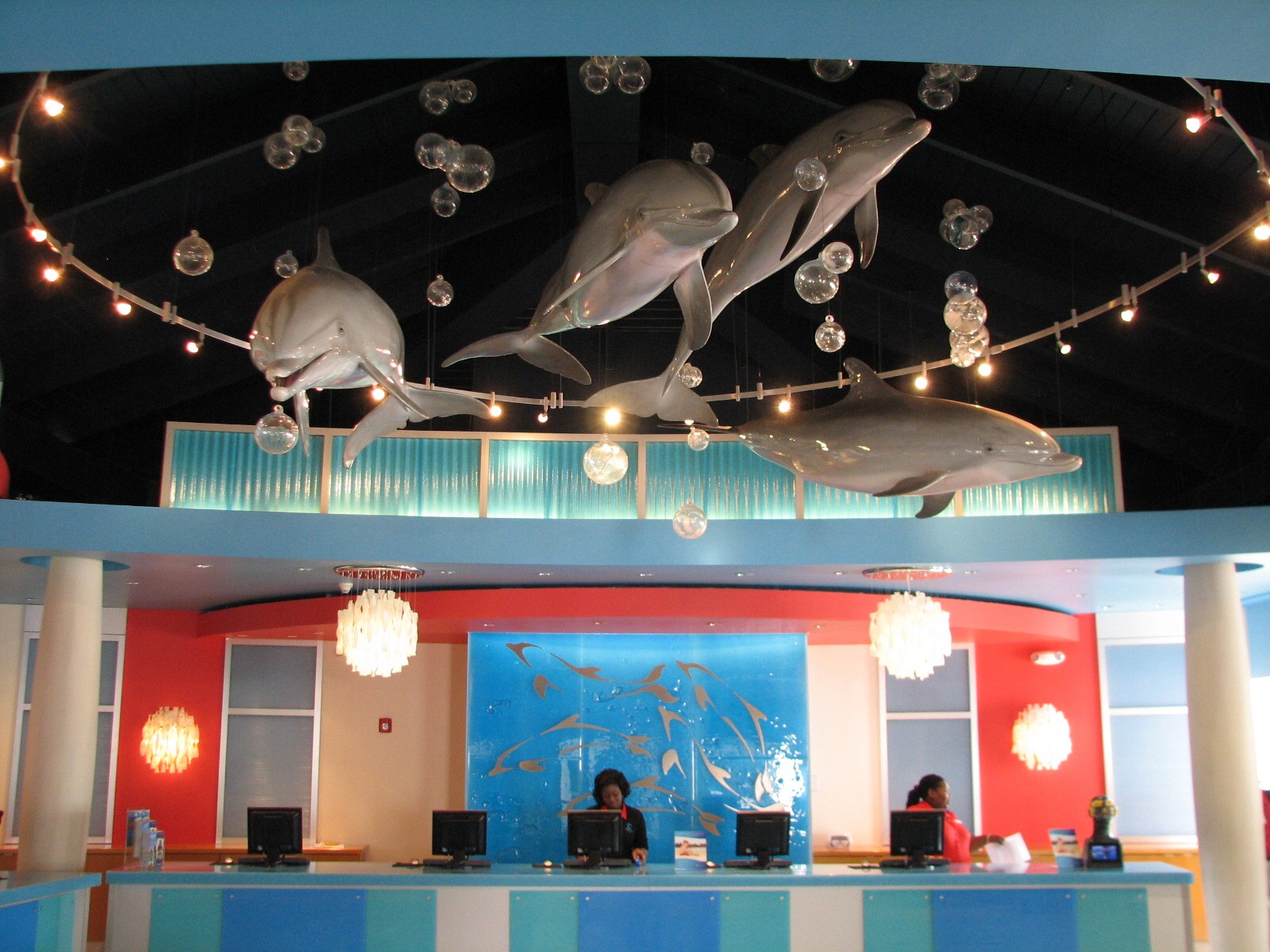 Dolphin Cay - Entry Building Lobby