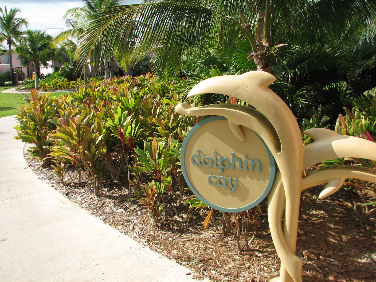 Dolphin Cay - Entry Sign
