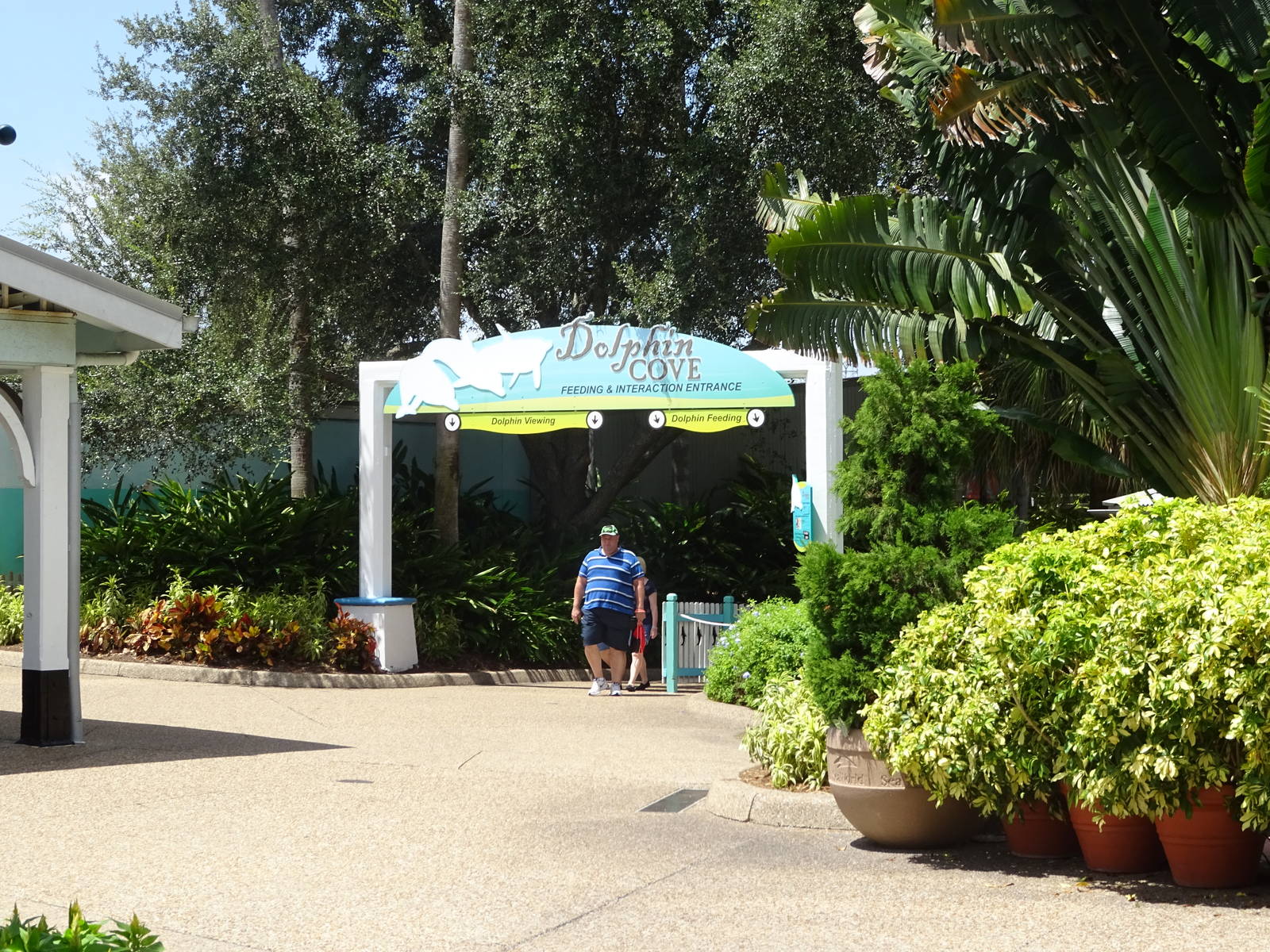 Dolphin Cove Entrance at SeaWorld Orlando