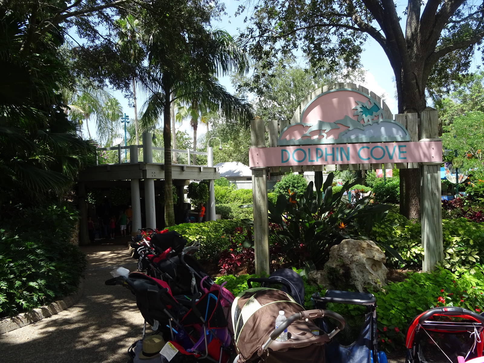 Dolphin Cove Sign at SeaWorld