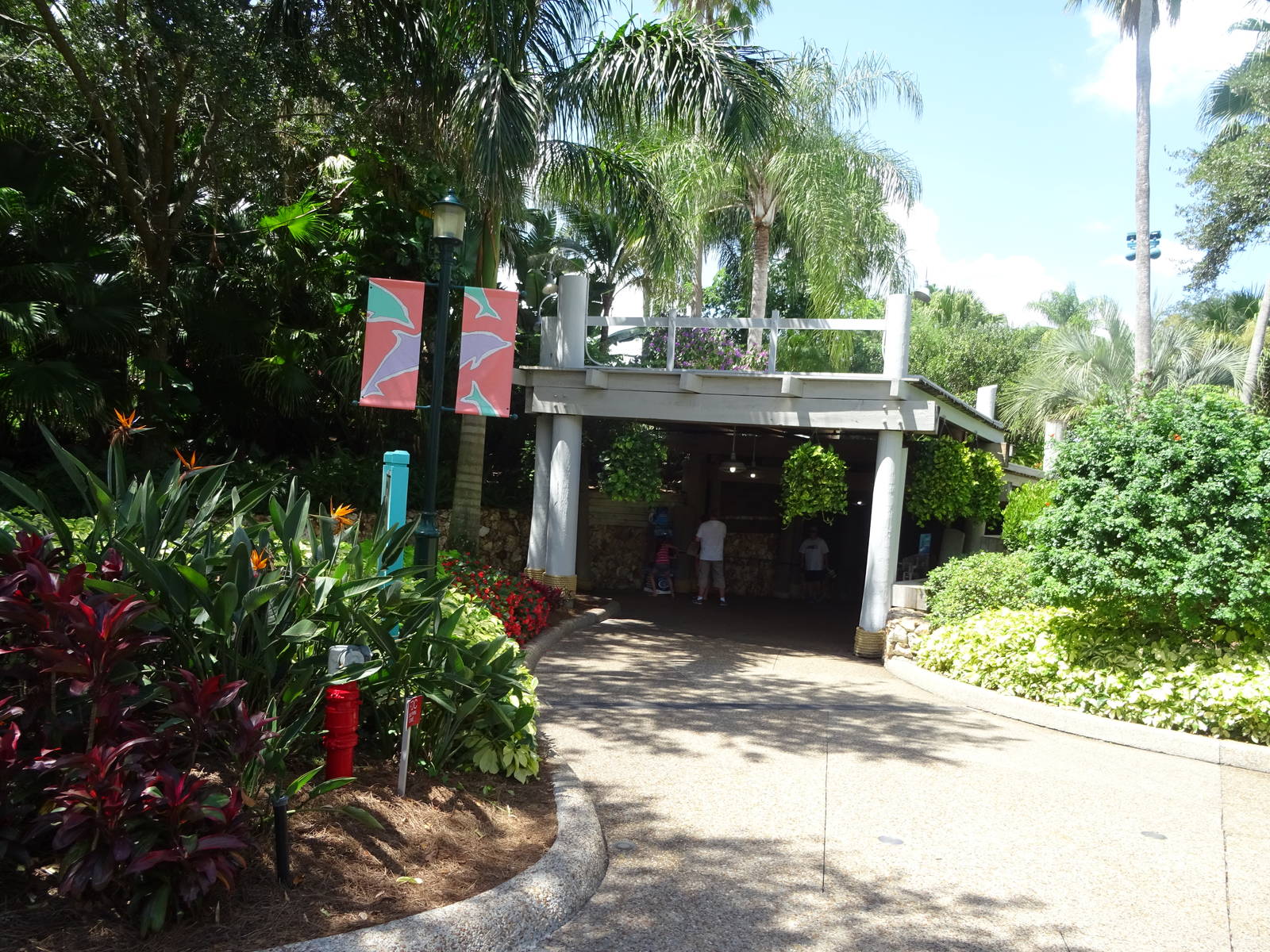 Dolphin Cove Underwater Viewing Entrance at SeaWorld Orlando