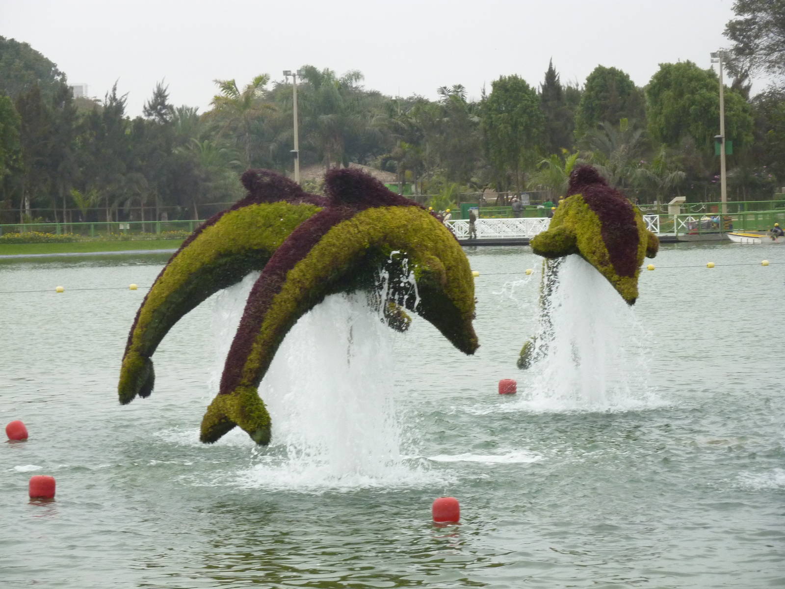 Dolphin fountain