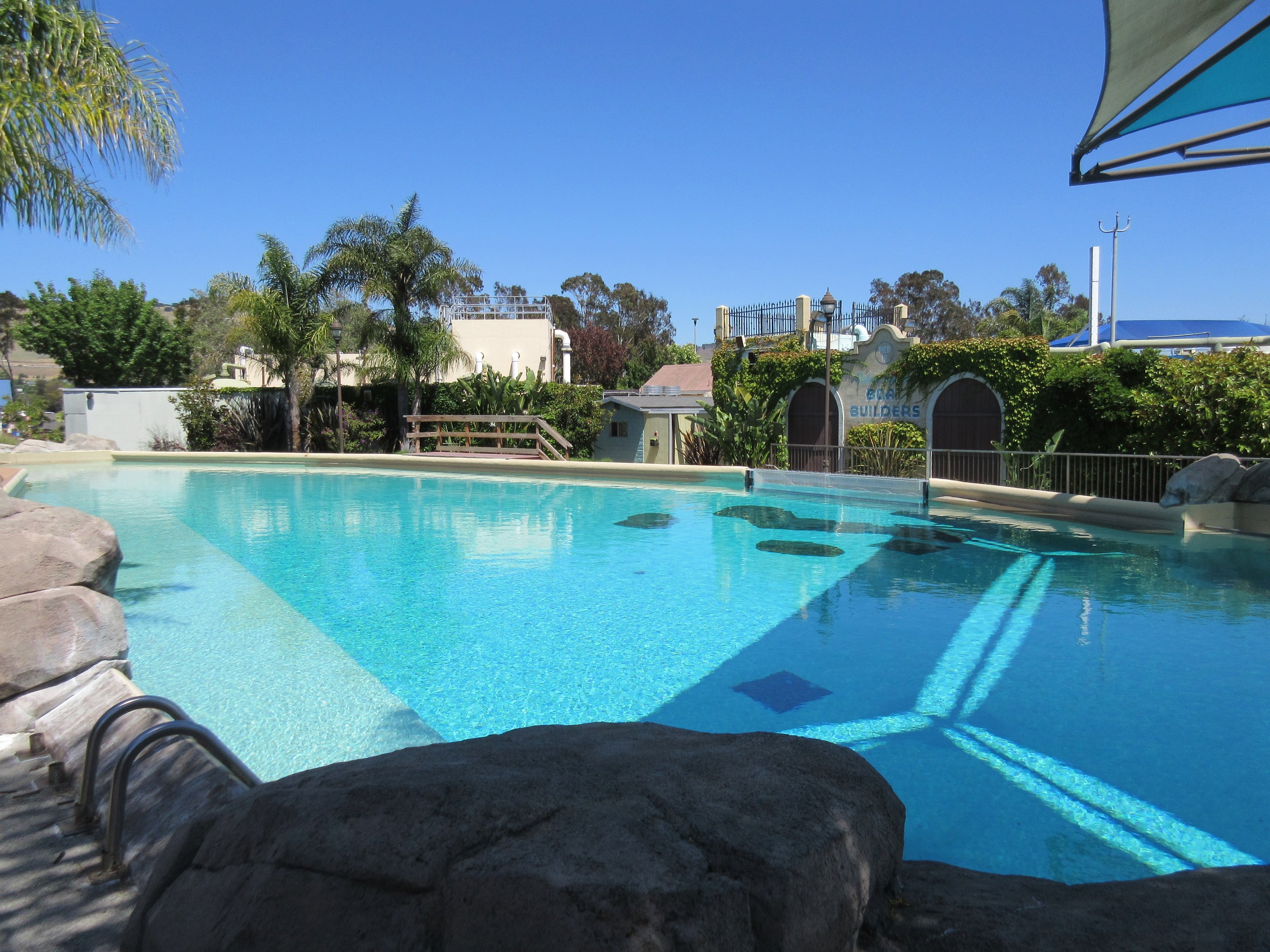 Dolphin Pool (currently empty)