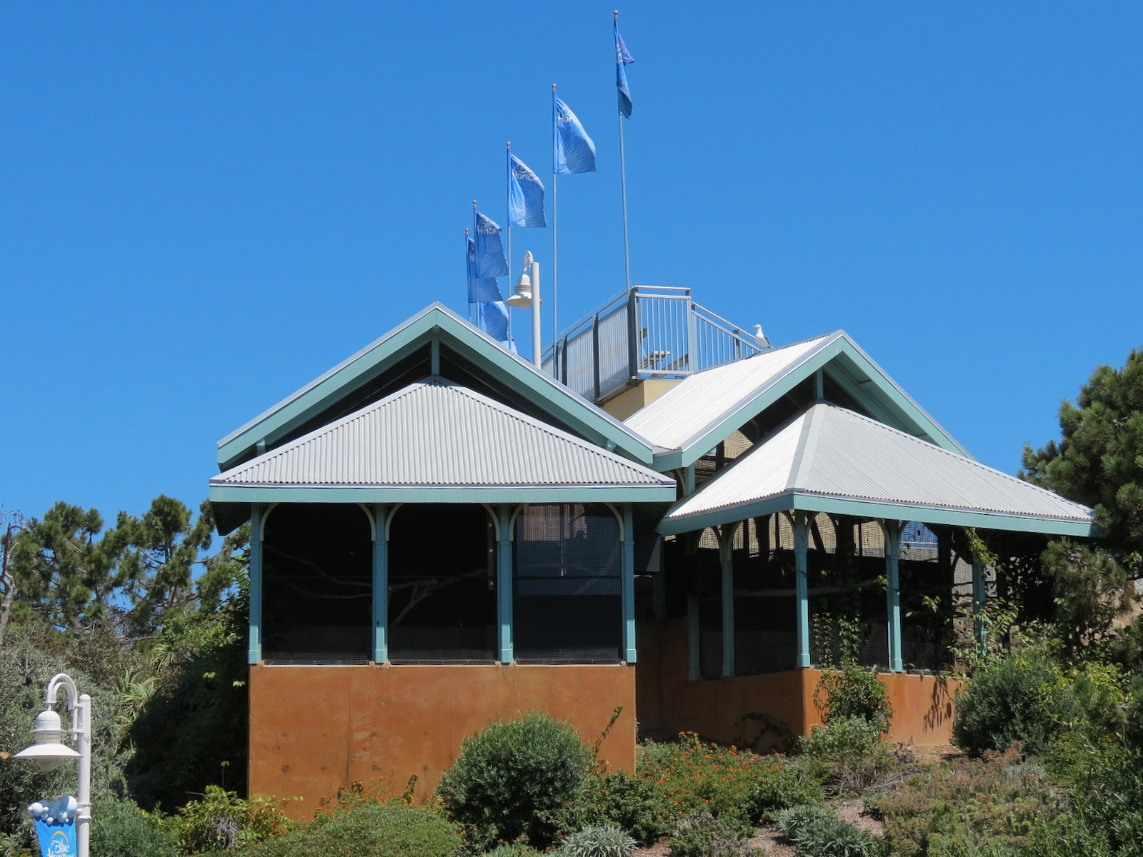 Dolphin Stadium - Blue Horizons Show - Black Vulture Holding Cages