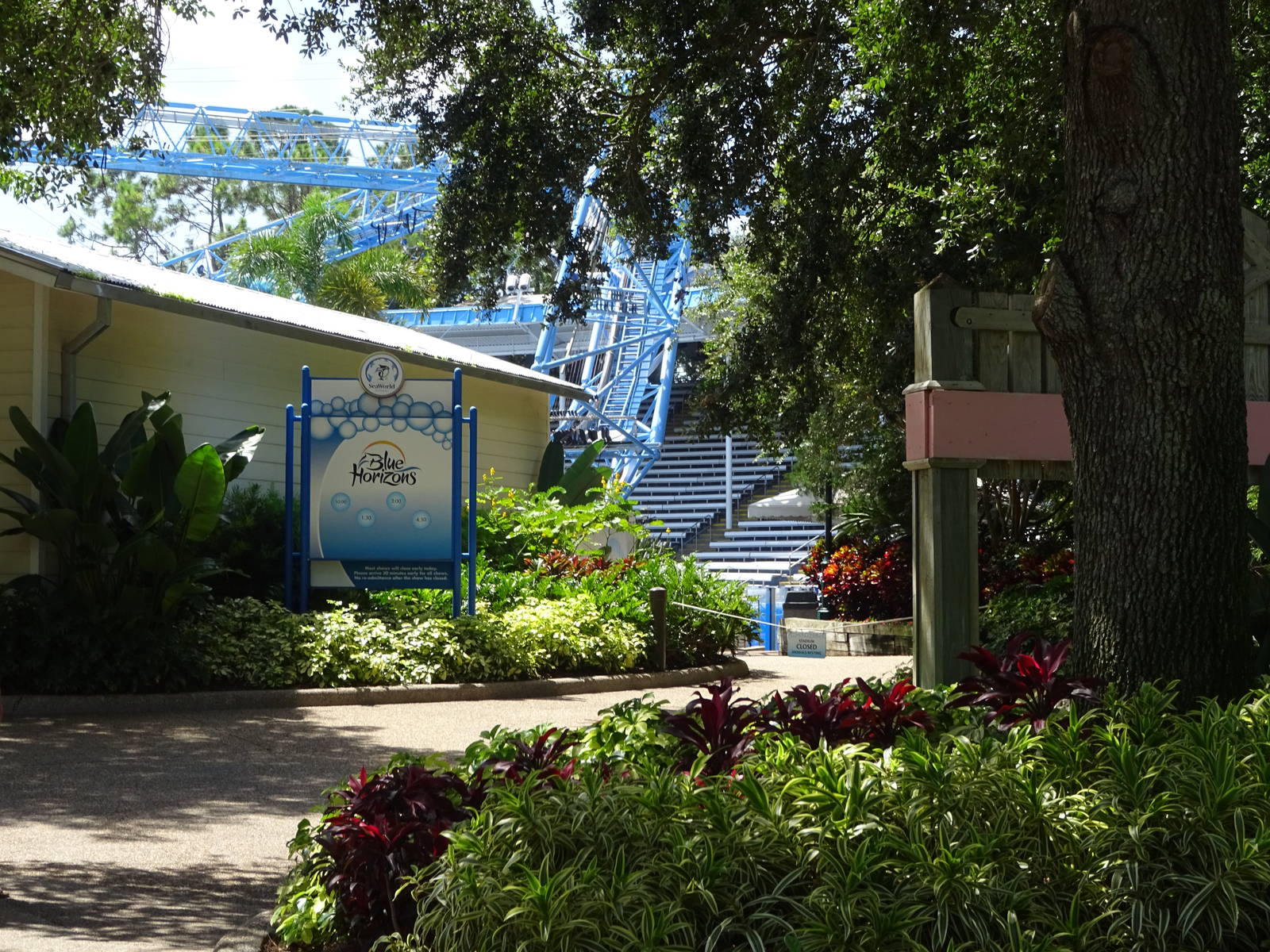 Dolphin Stadium Entrance at SeaWorld Orlando