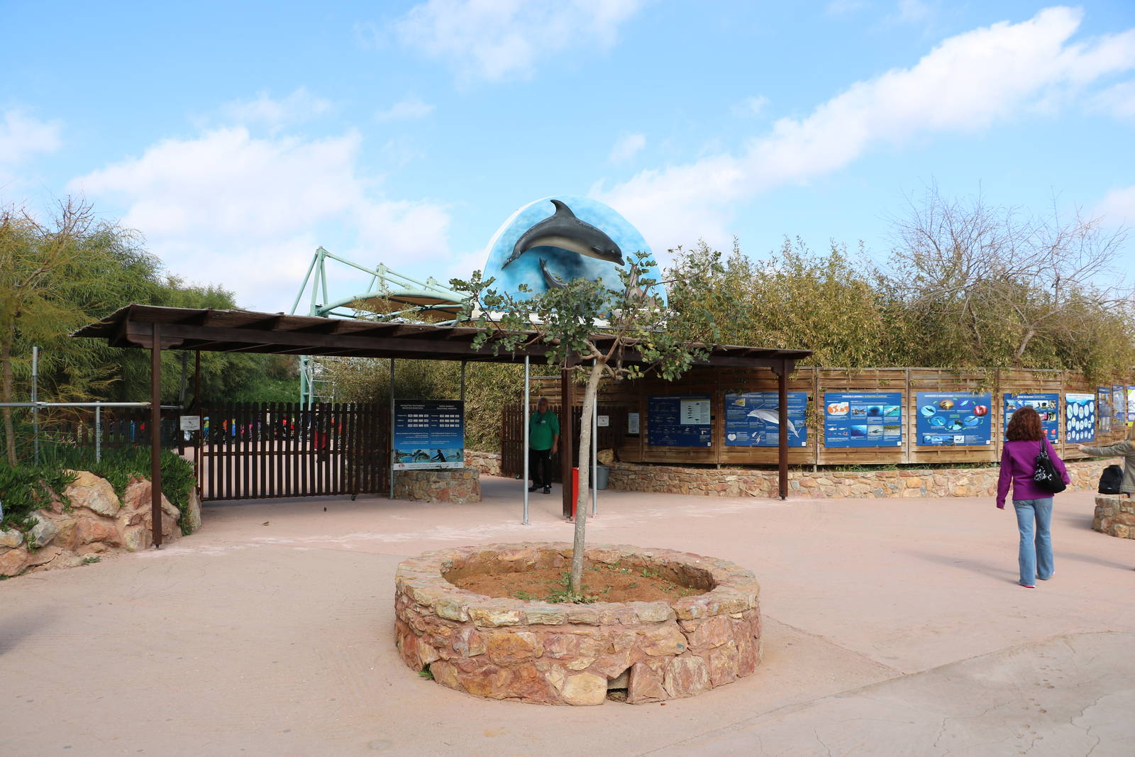 Dolphin stadium entrance, February 2016