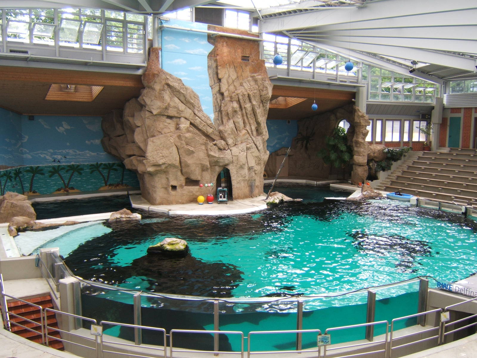 Dolphinarium view