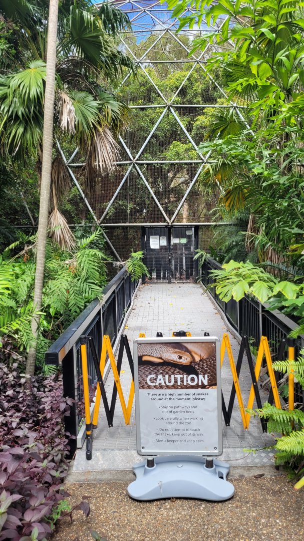 Dome aviary - still closed after all the birds were euthanized after detecting positive for bird flu