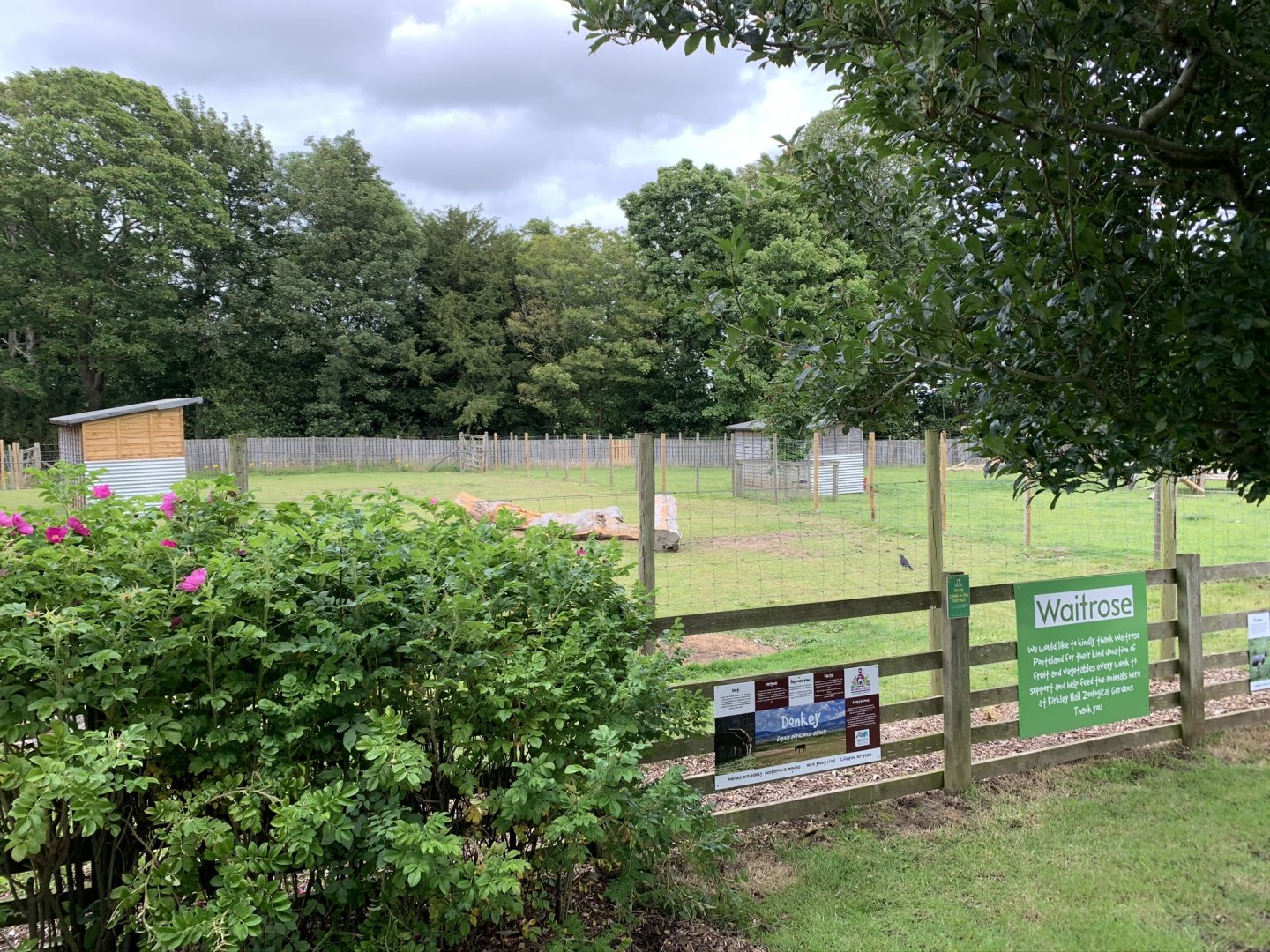Donkey Enclosure at Northumberland College Zoo (2020)