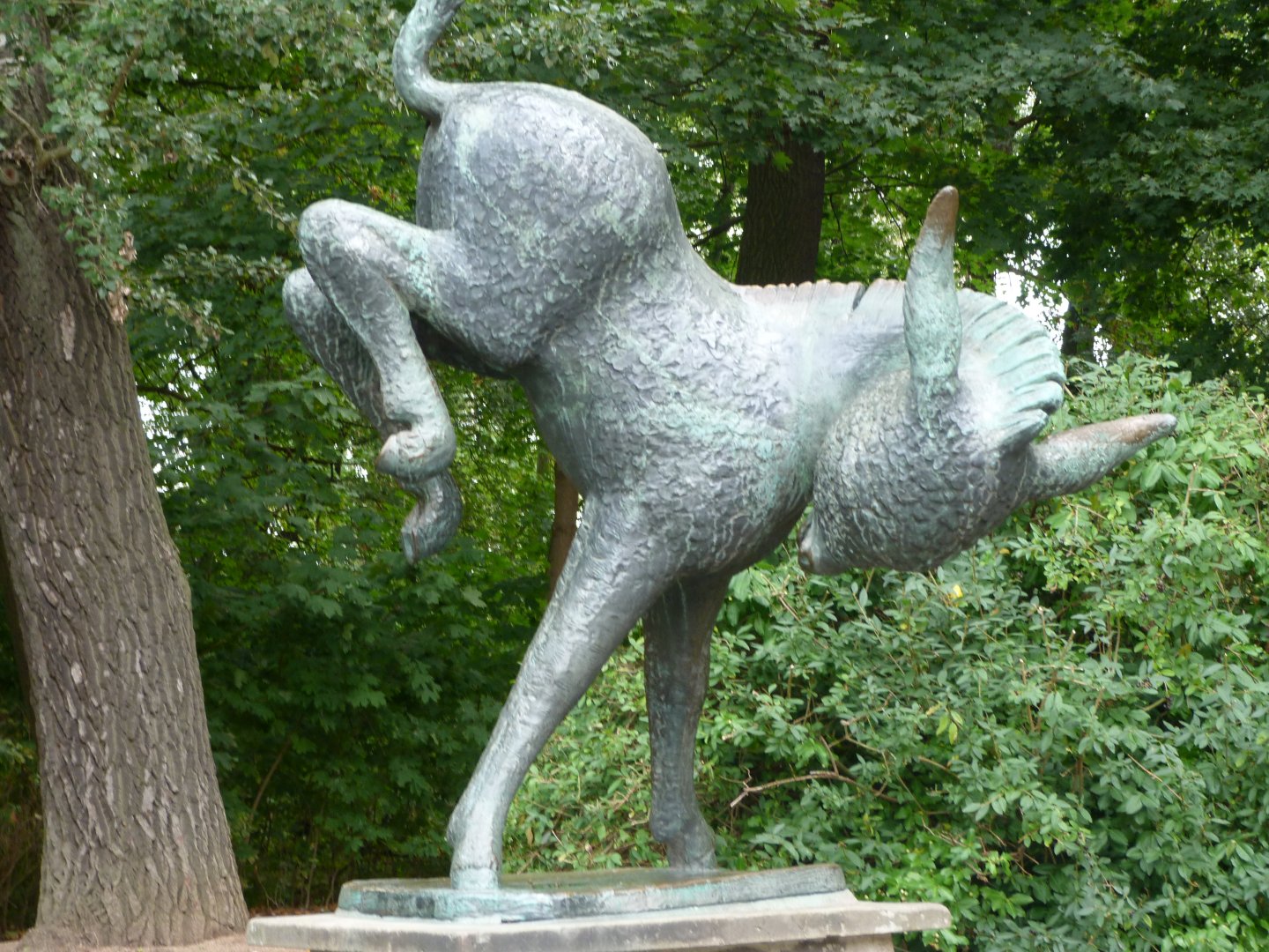 Donkey statue -Tierpark Berlin (2024)