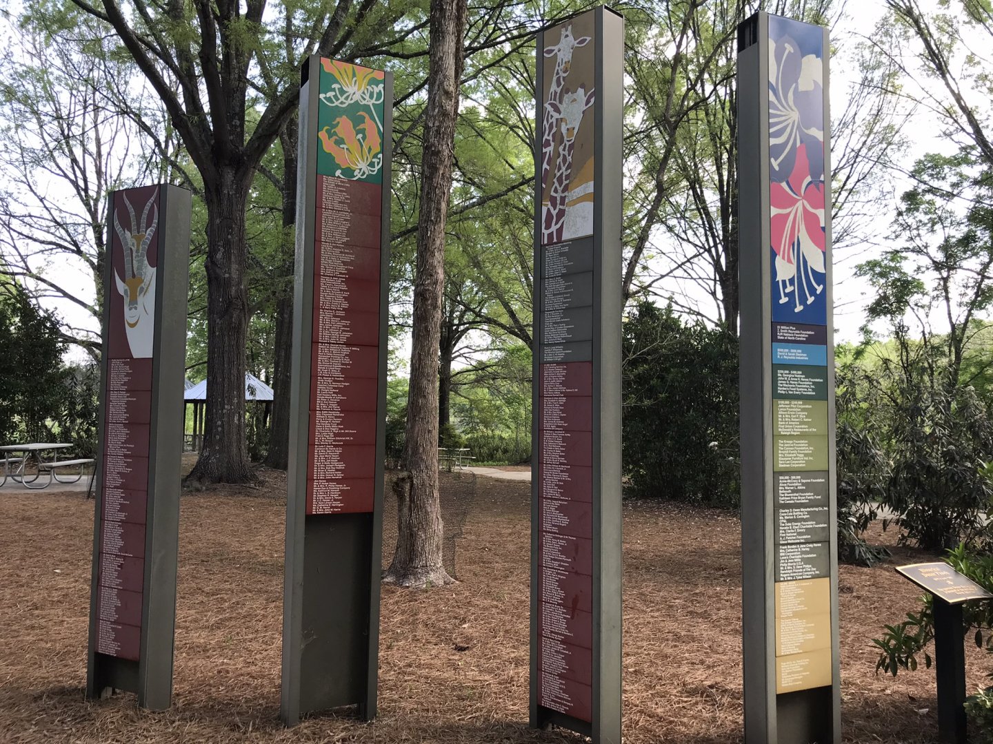 Donor Panels 1970-1990 near African Entrance