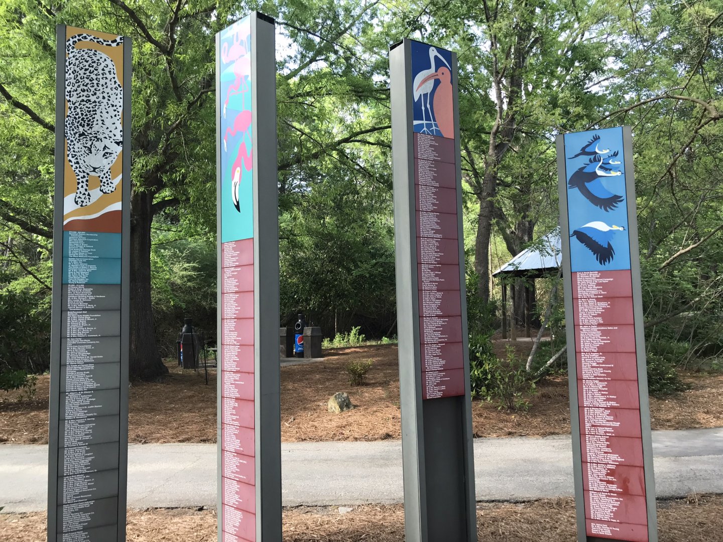 Donor Panels 1970-1990 near African Entrance