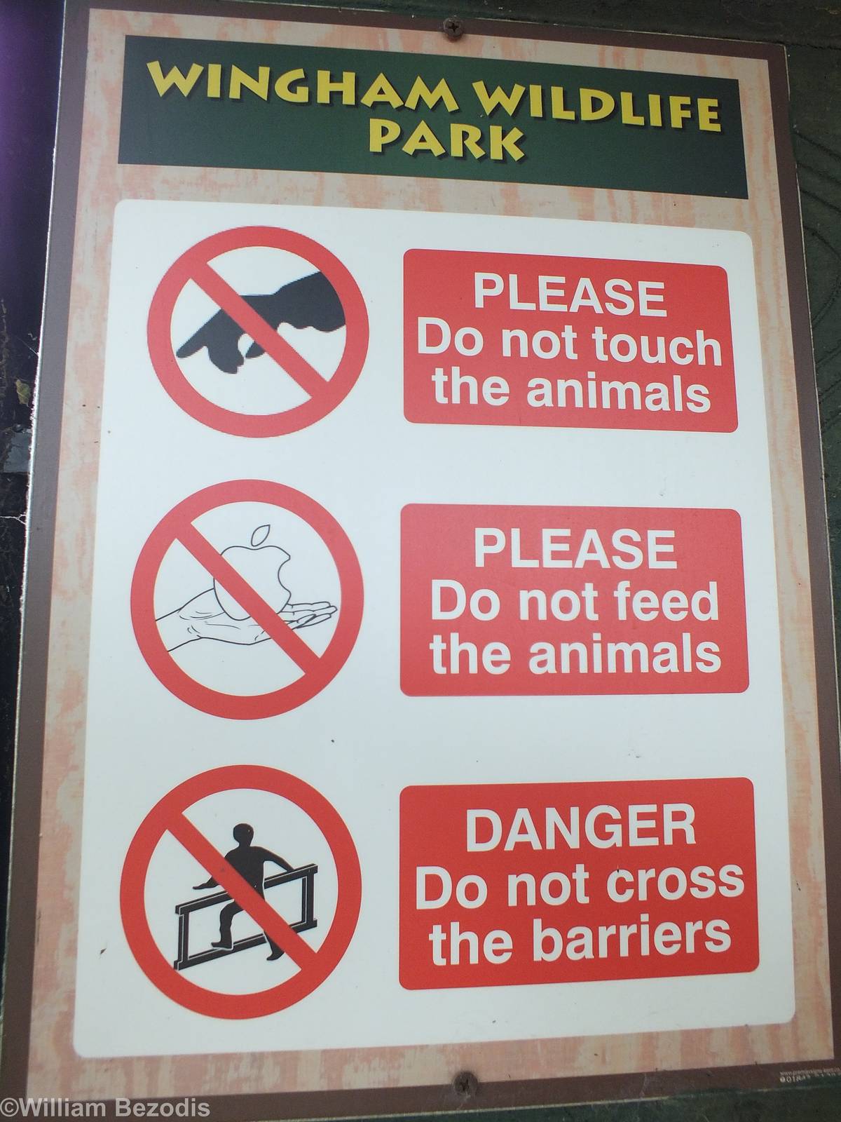 Don't feed you IPhone to the animals!