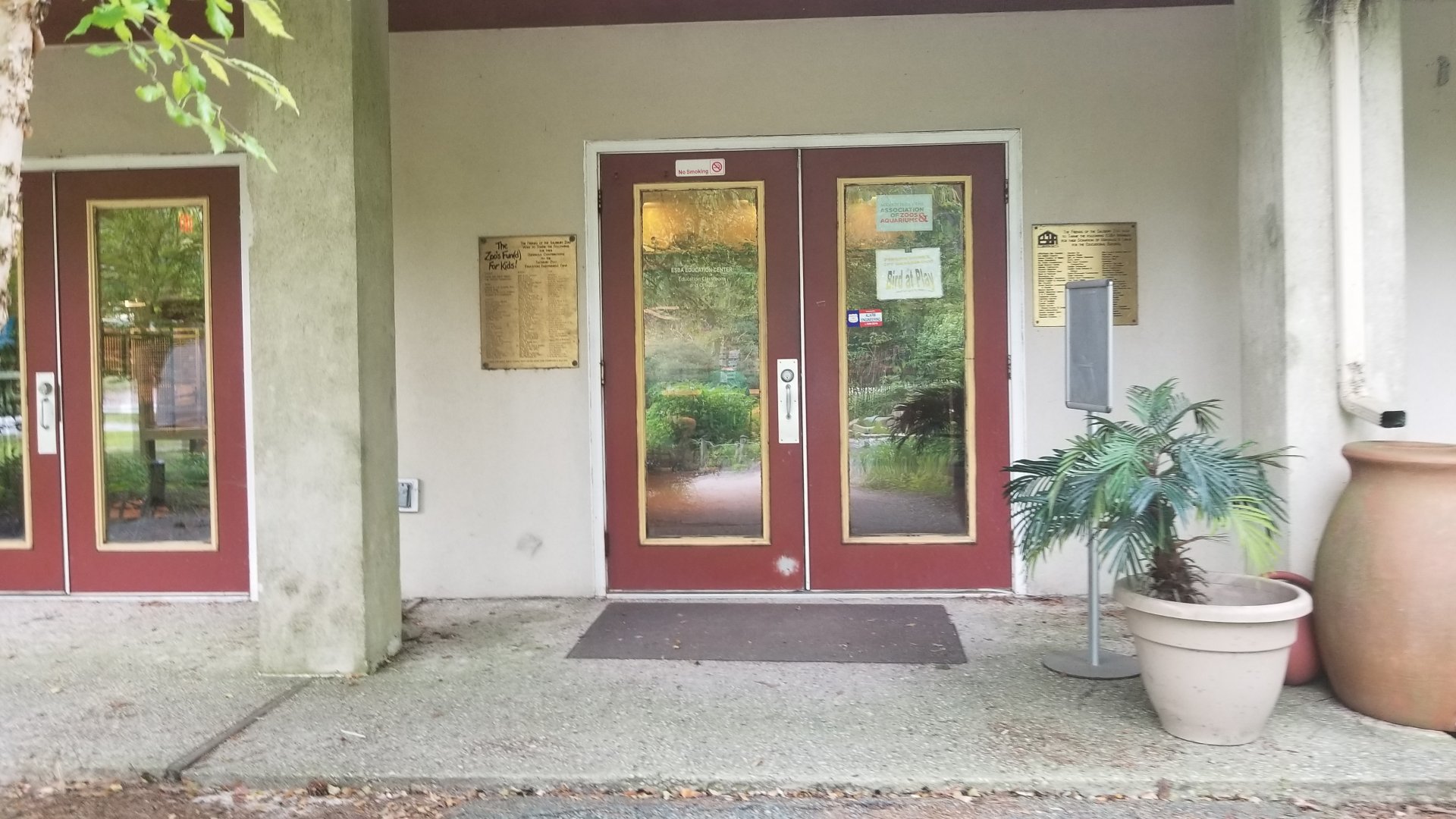 Doors to education center