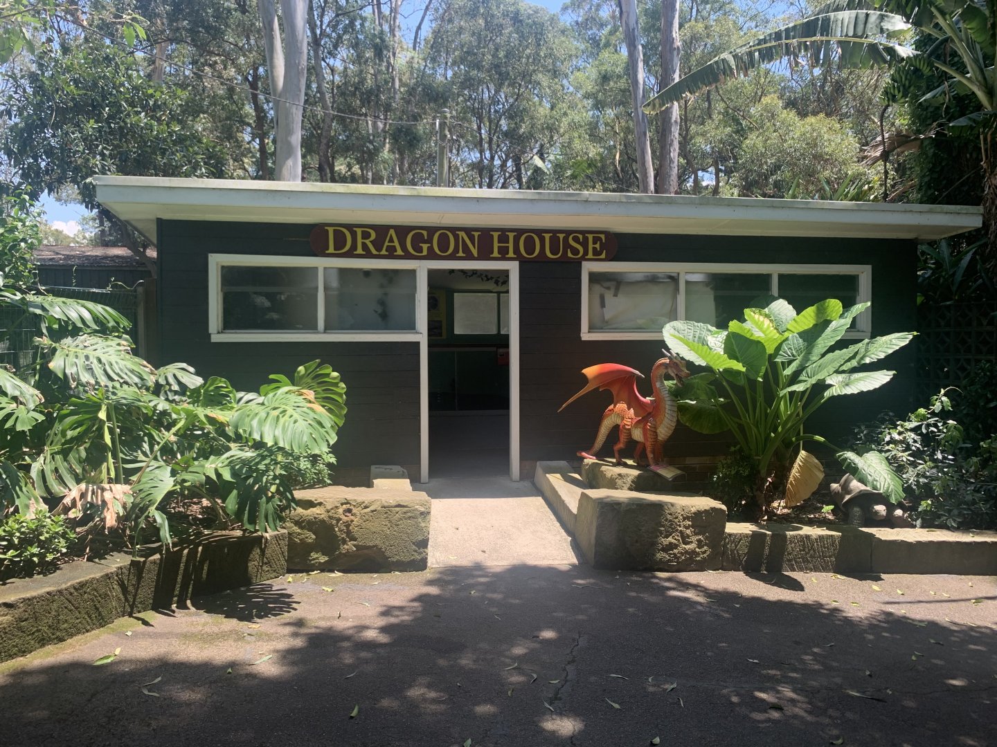 'Dragon House' reptle building just after entrance