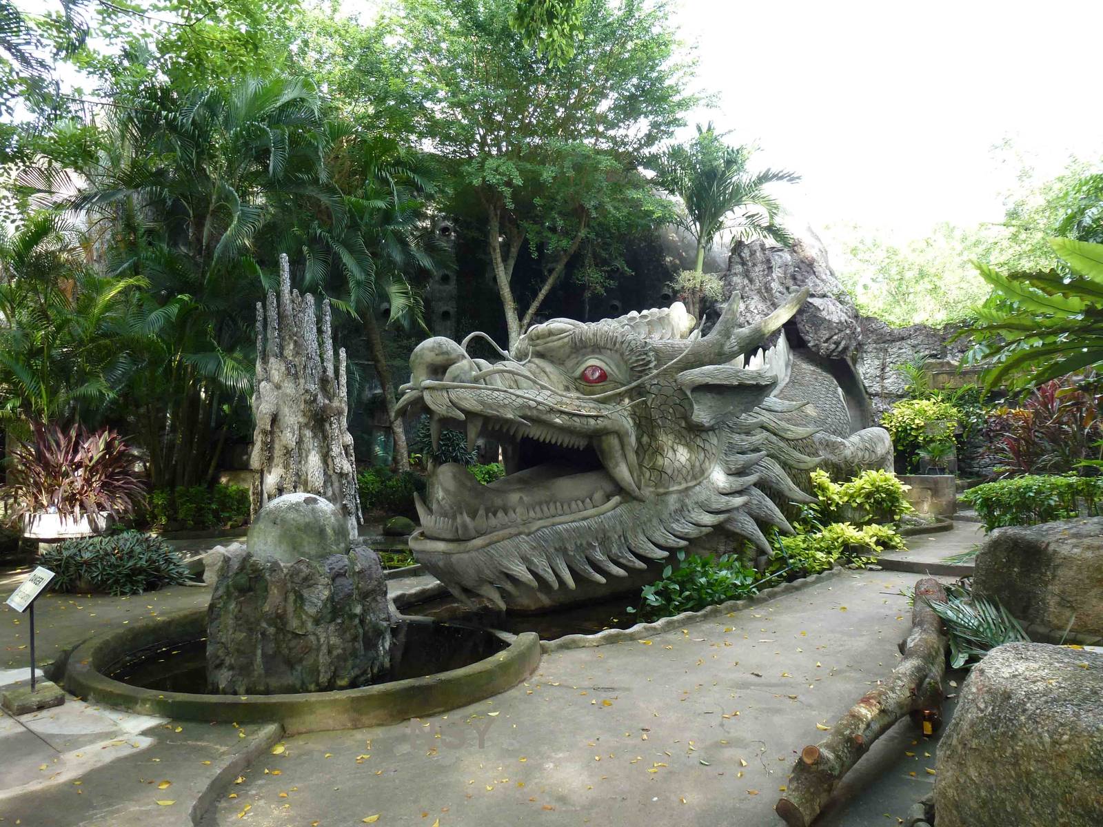 Dragon statue, June 2013.