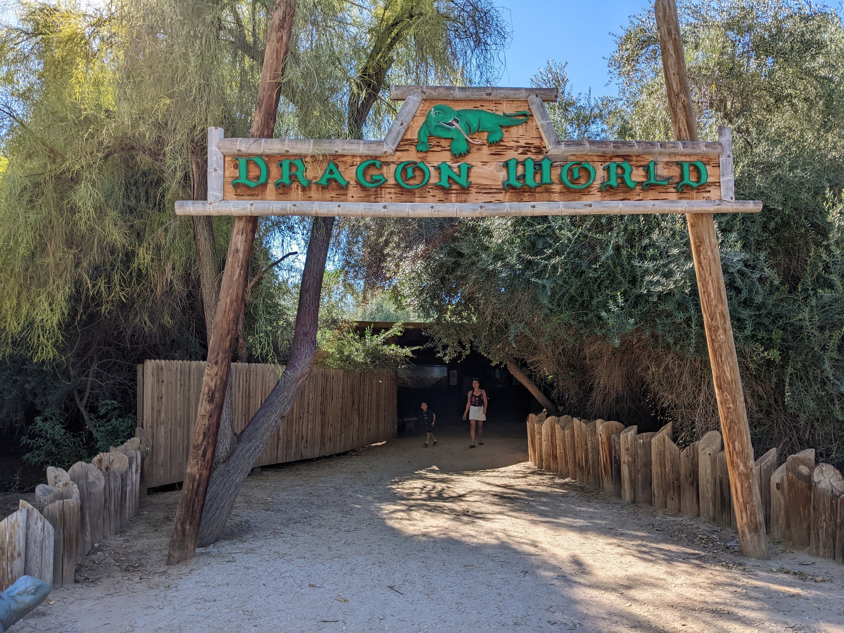Dragon World -  entrance sign