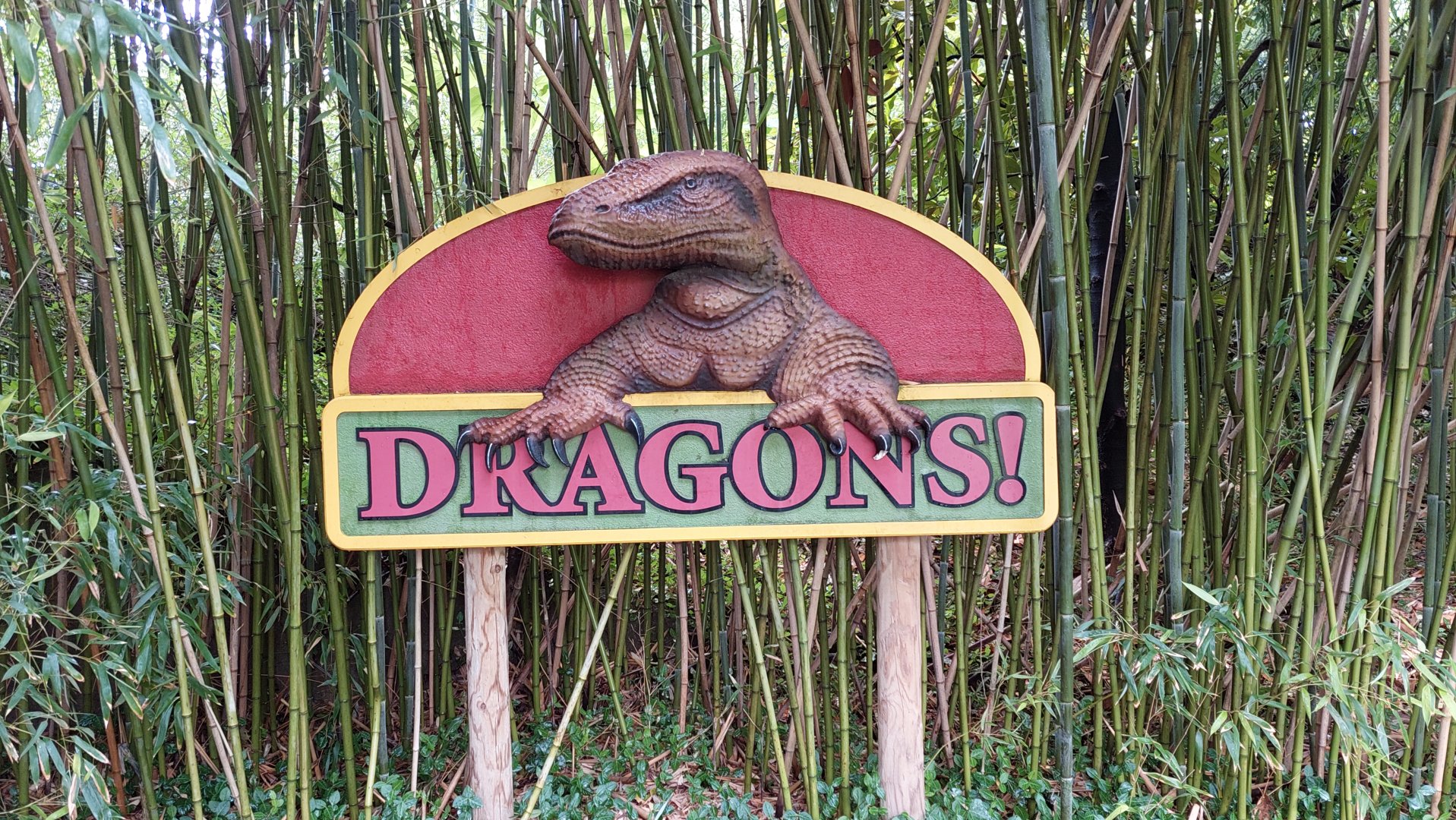 Dragons Enterance Sign