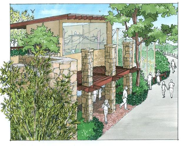 Drawing for New Gibbon exhibit set to open on Earth Day