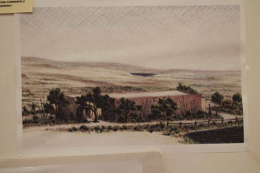 drawing of new reptile building