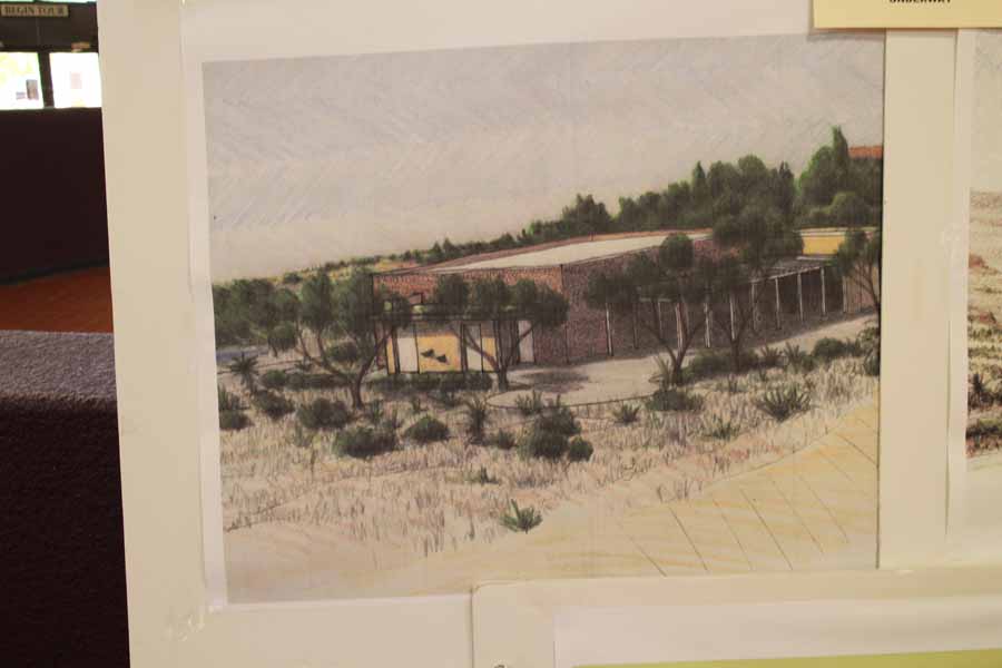 drawing of new reptile building