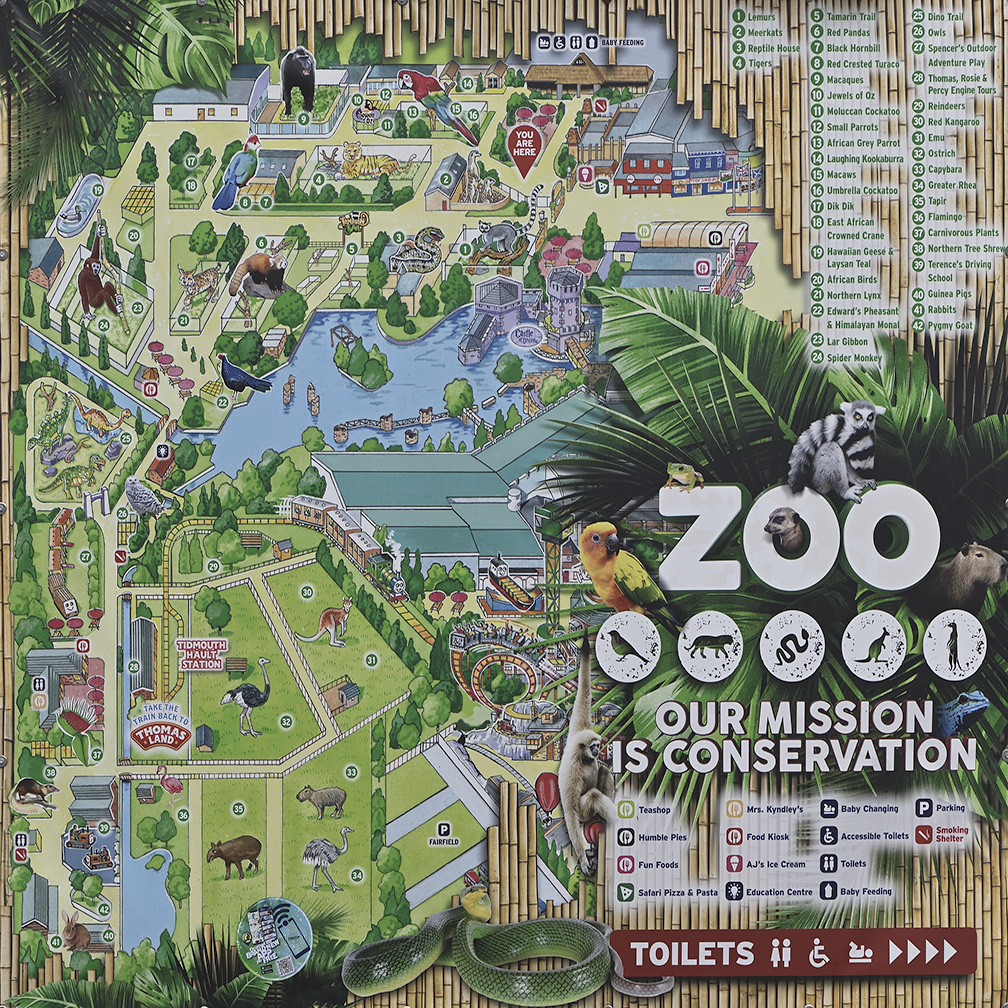 Drayton Manor map 2019