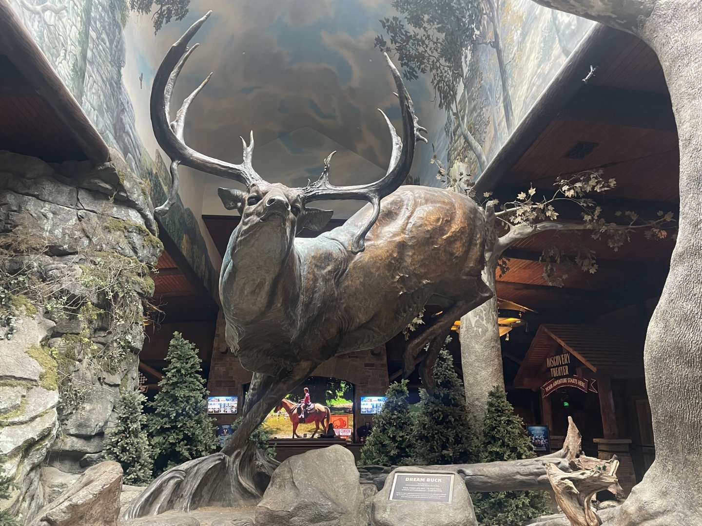 Dream Buck Statue - Museum Entrance