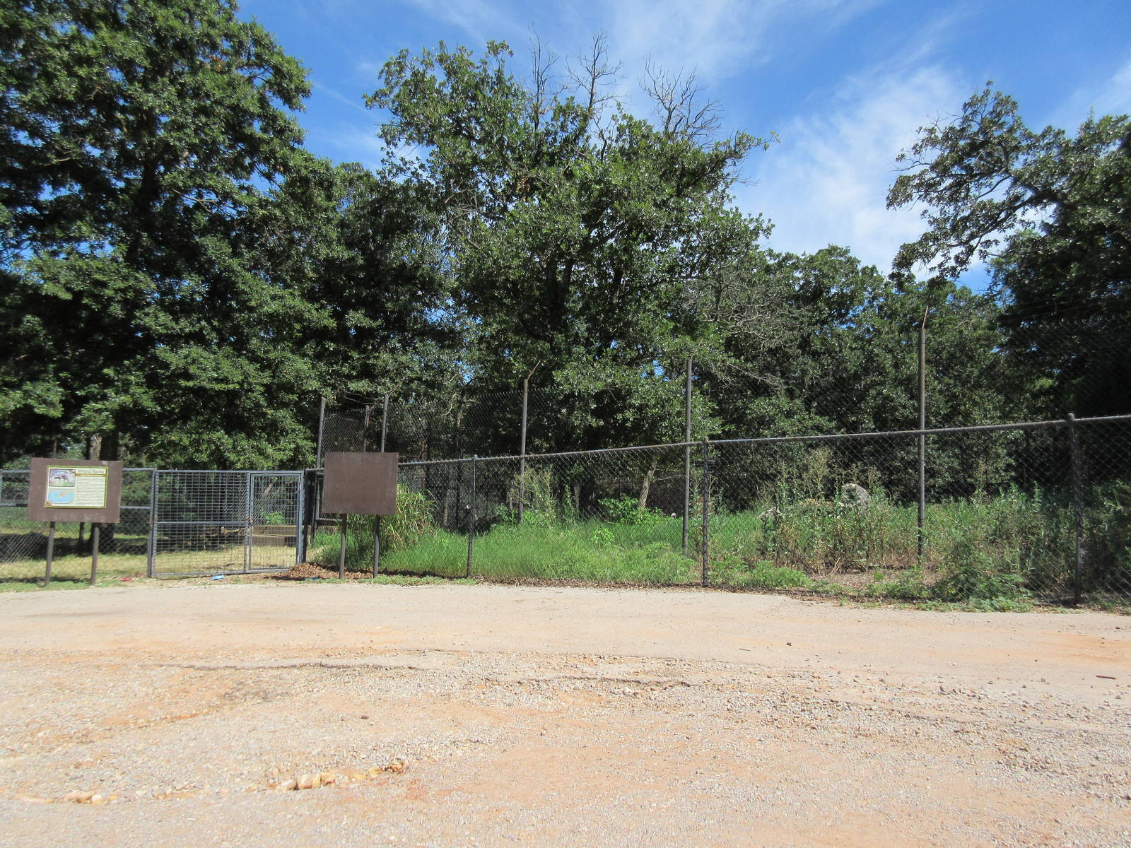 Drive-Through Safari - Striped Hyena Exhibit