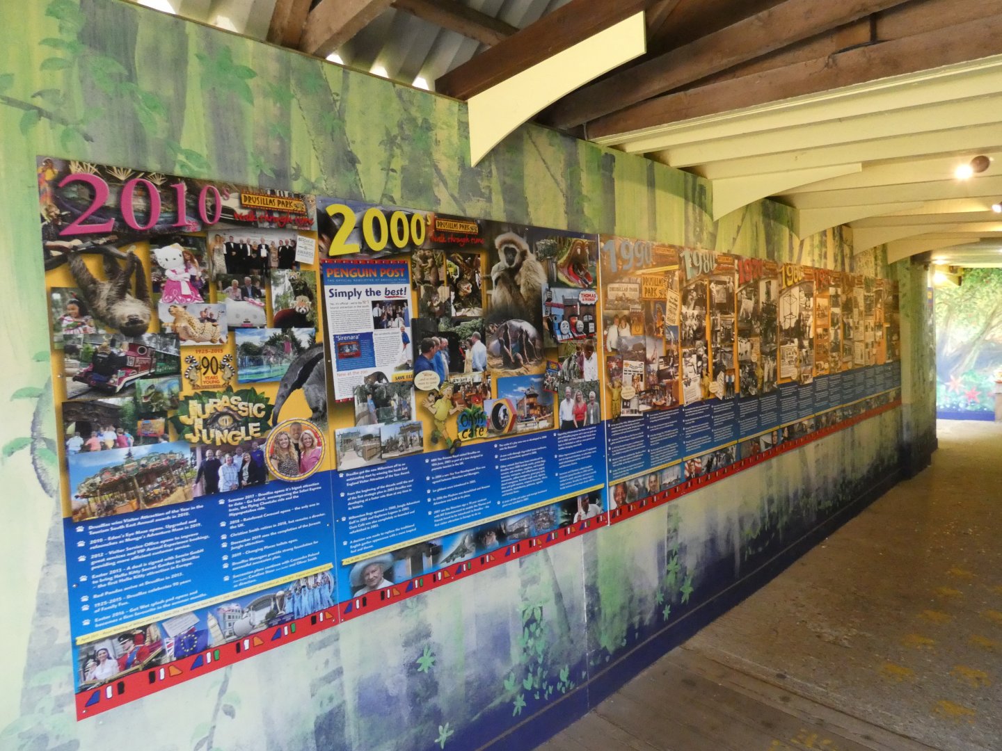 Drusillas history signage