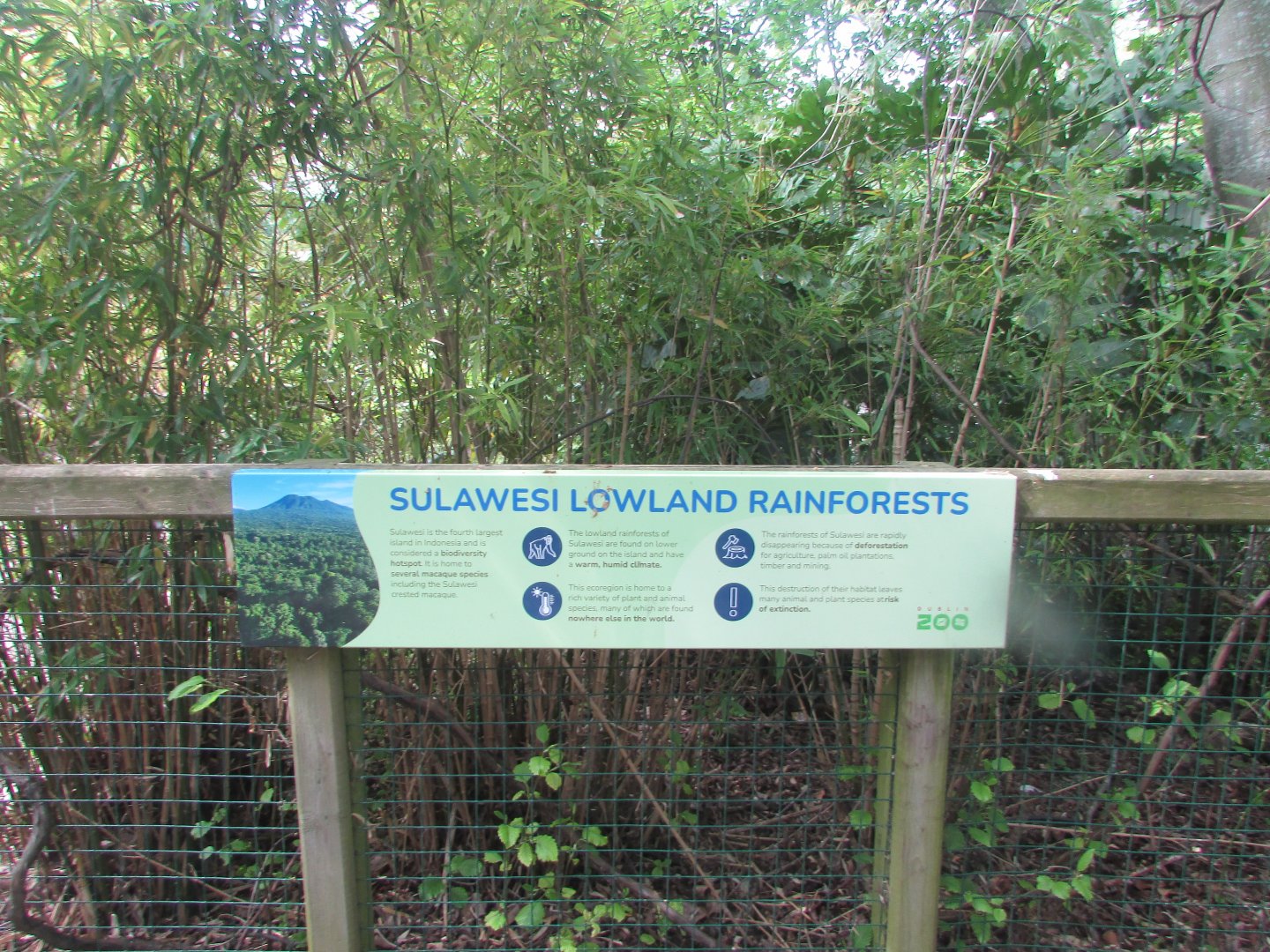 Dublin Zoo - Informative sign