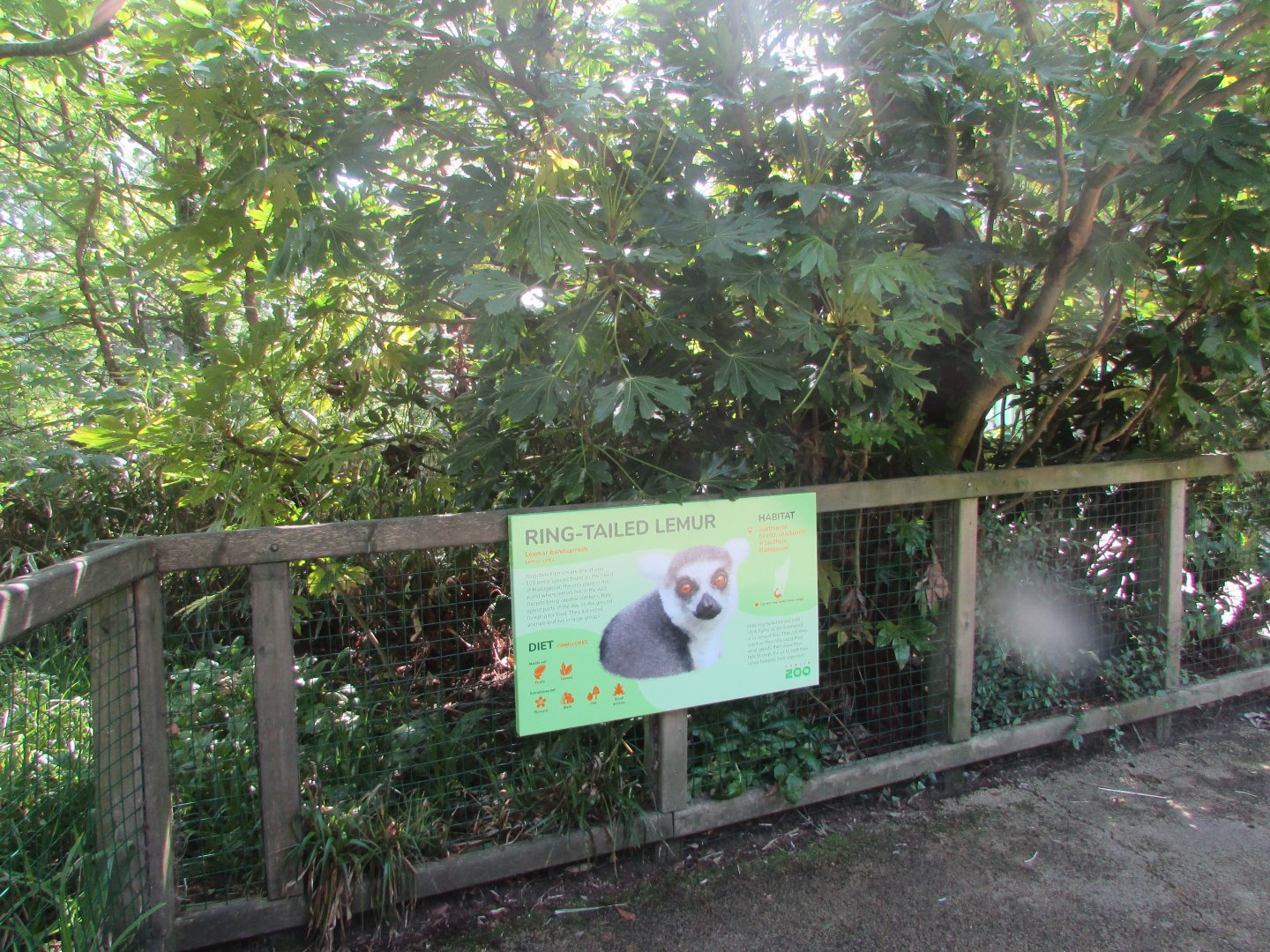 Dublin Zoo - Informative sign