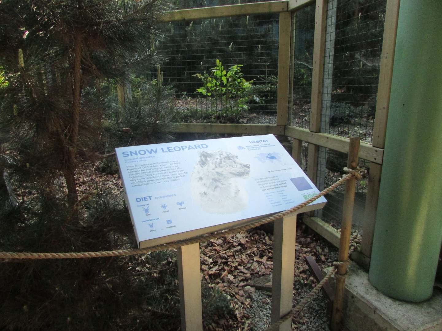 Dublin Zoo - Informative sign