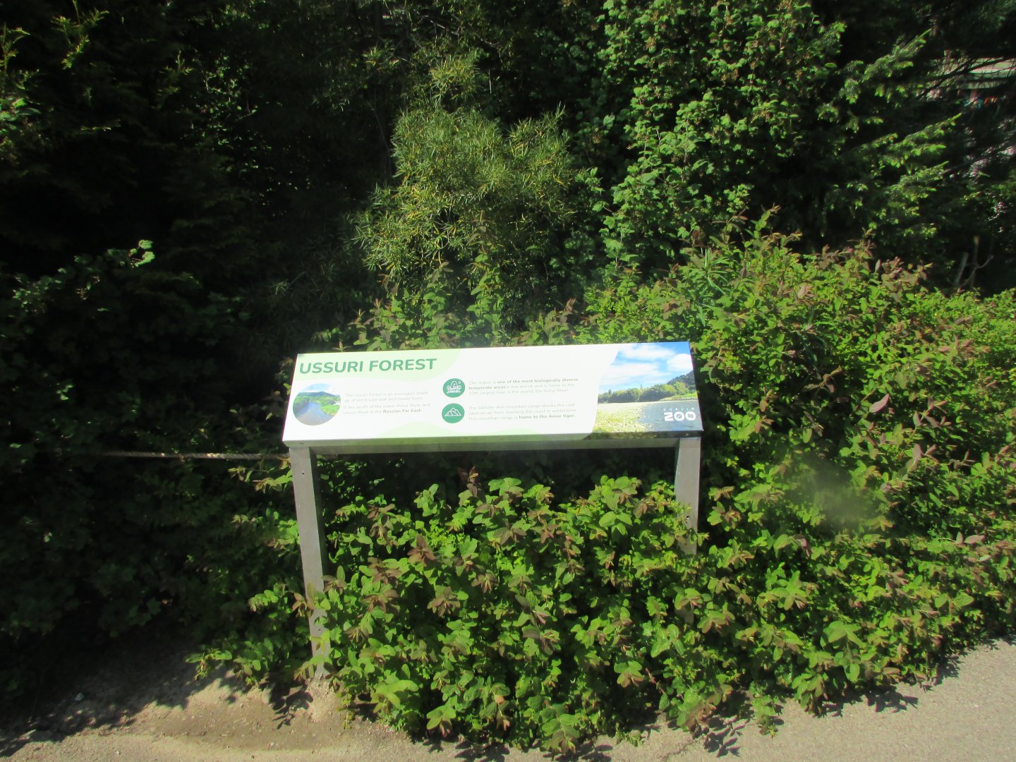 Dublin Zoo - Informative sign