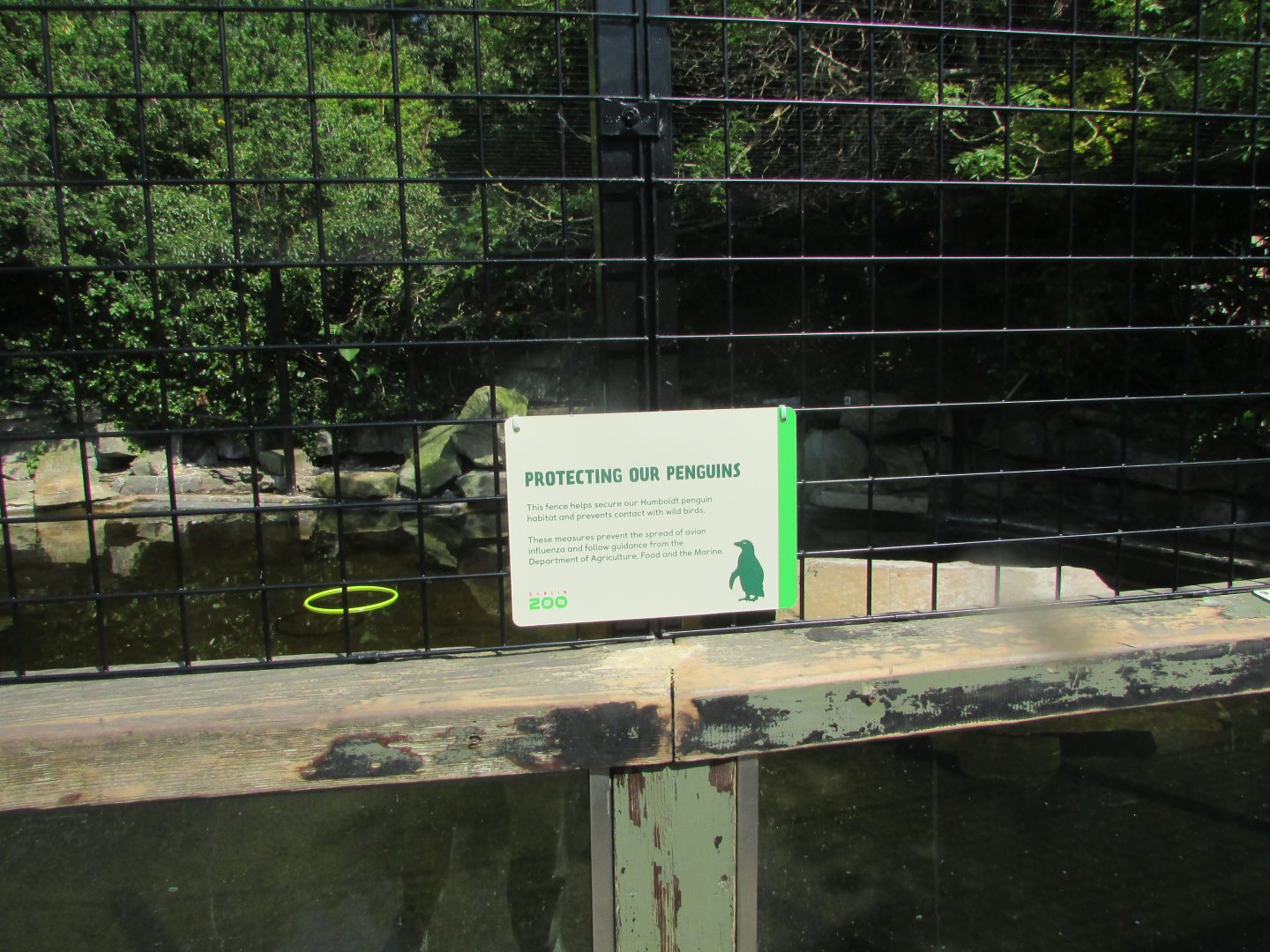 Dublin Zoo - Informative sign