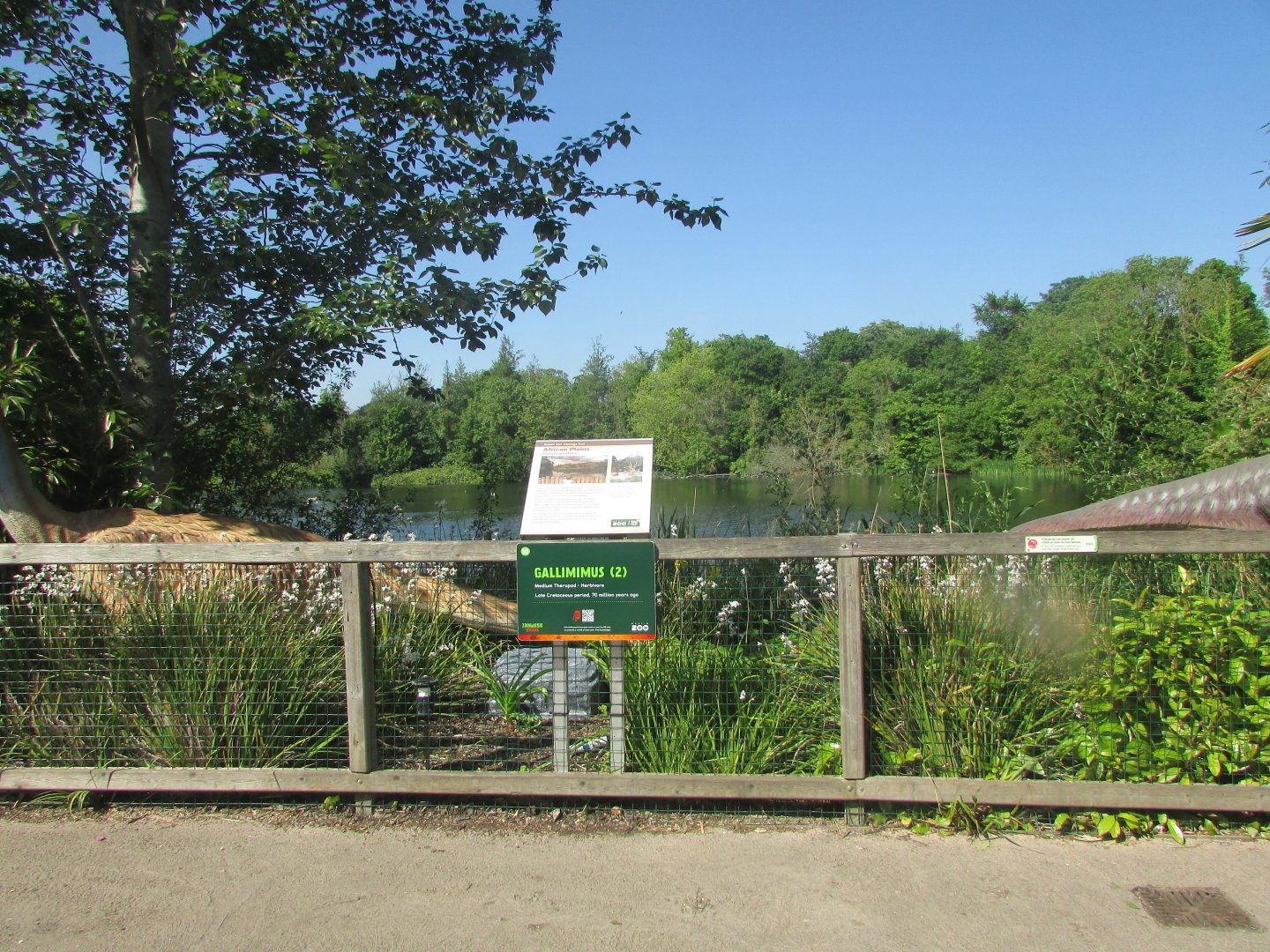 Dublin Zoo - Informative sign