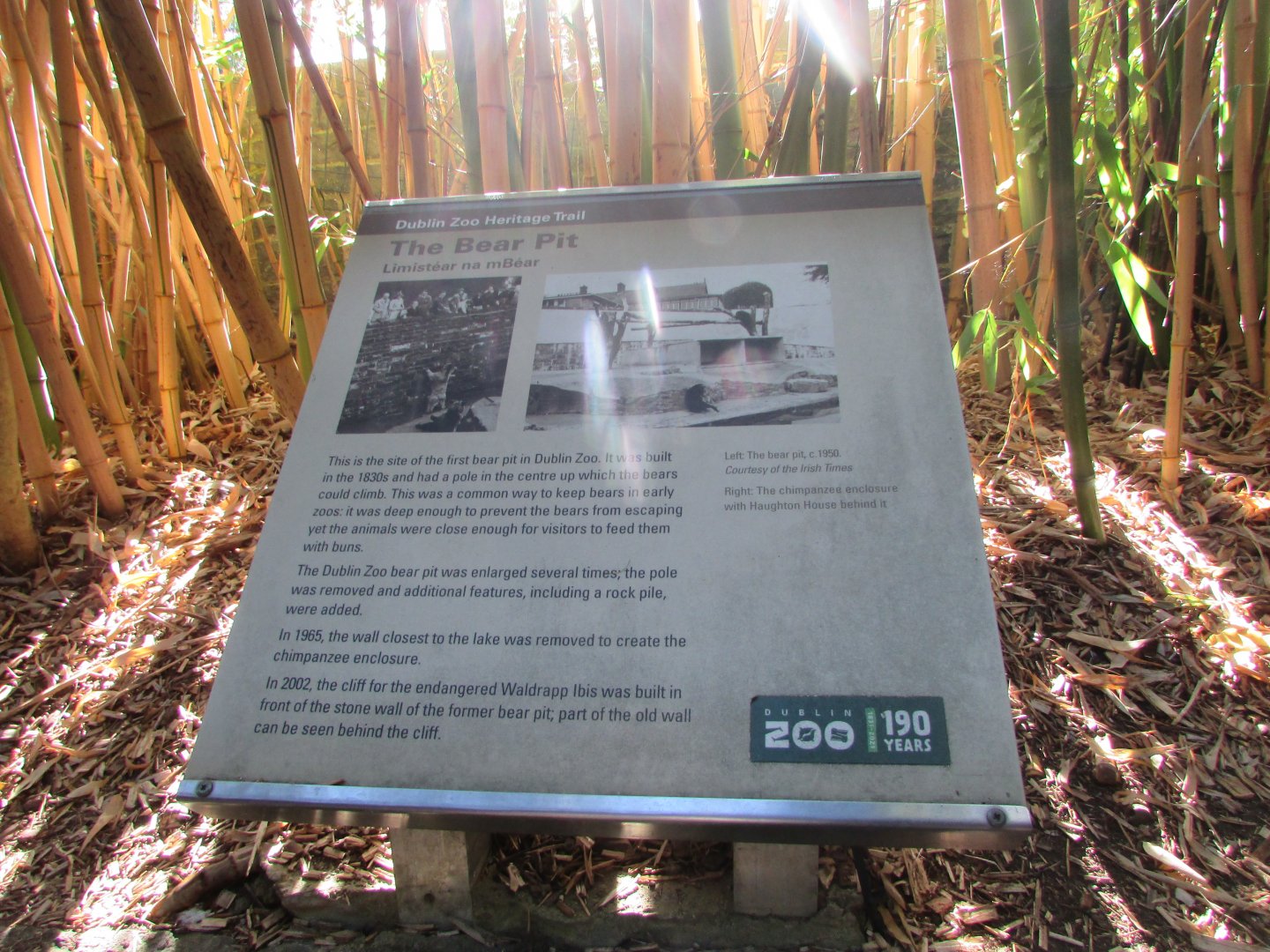 Dublin Zoo - Informative signage