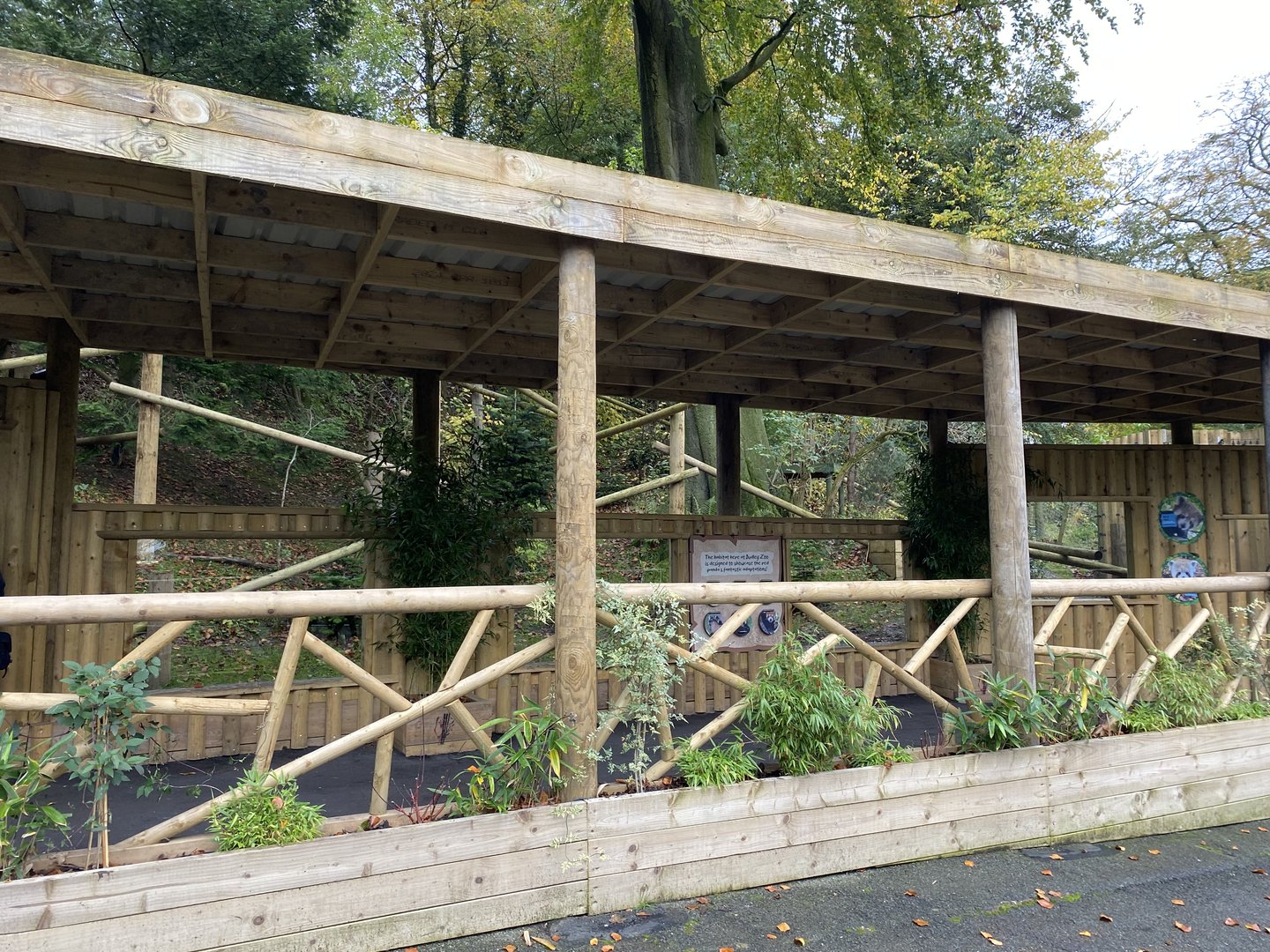 Dudley, Red panda enclosure viewing area
