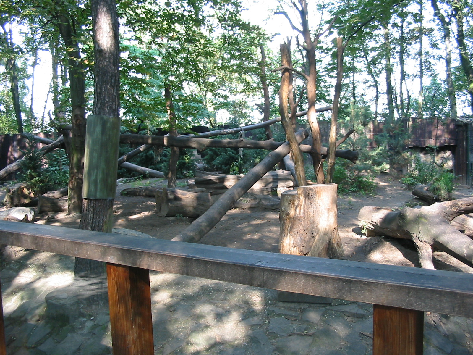 Duisburg Zoo 2004 - Wolverine exhibit
