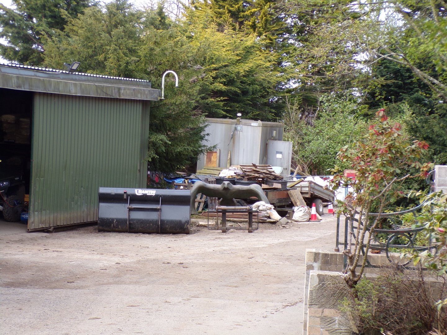 Eagle statue seen in staff area   22.4.23