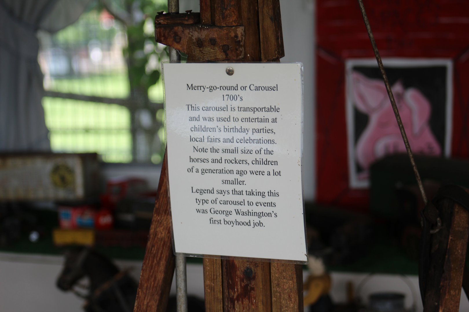 Early Carousel Signage