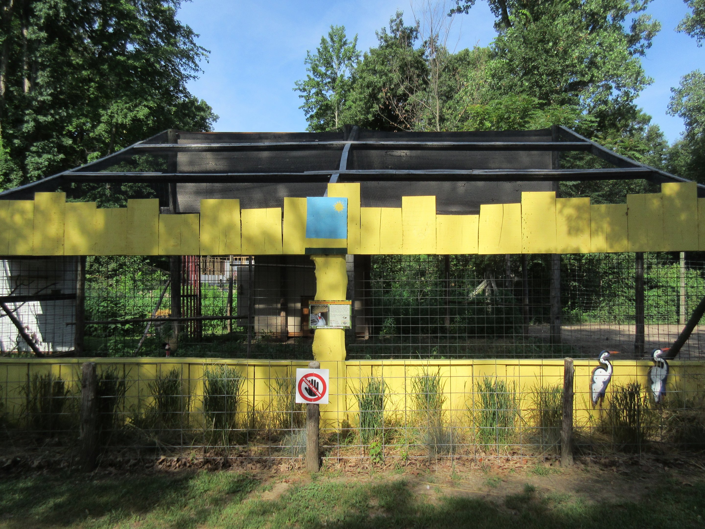 East African Crowned Crane Exhibit
