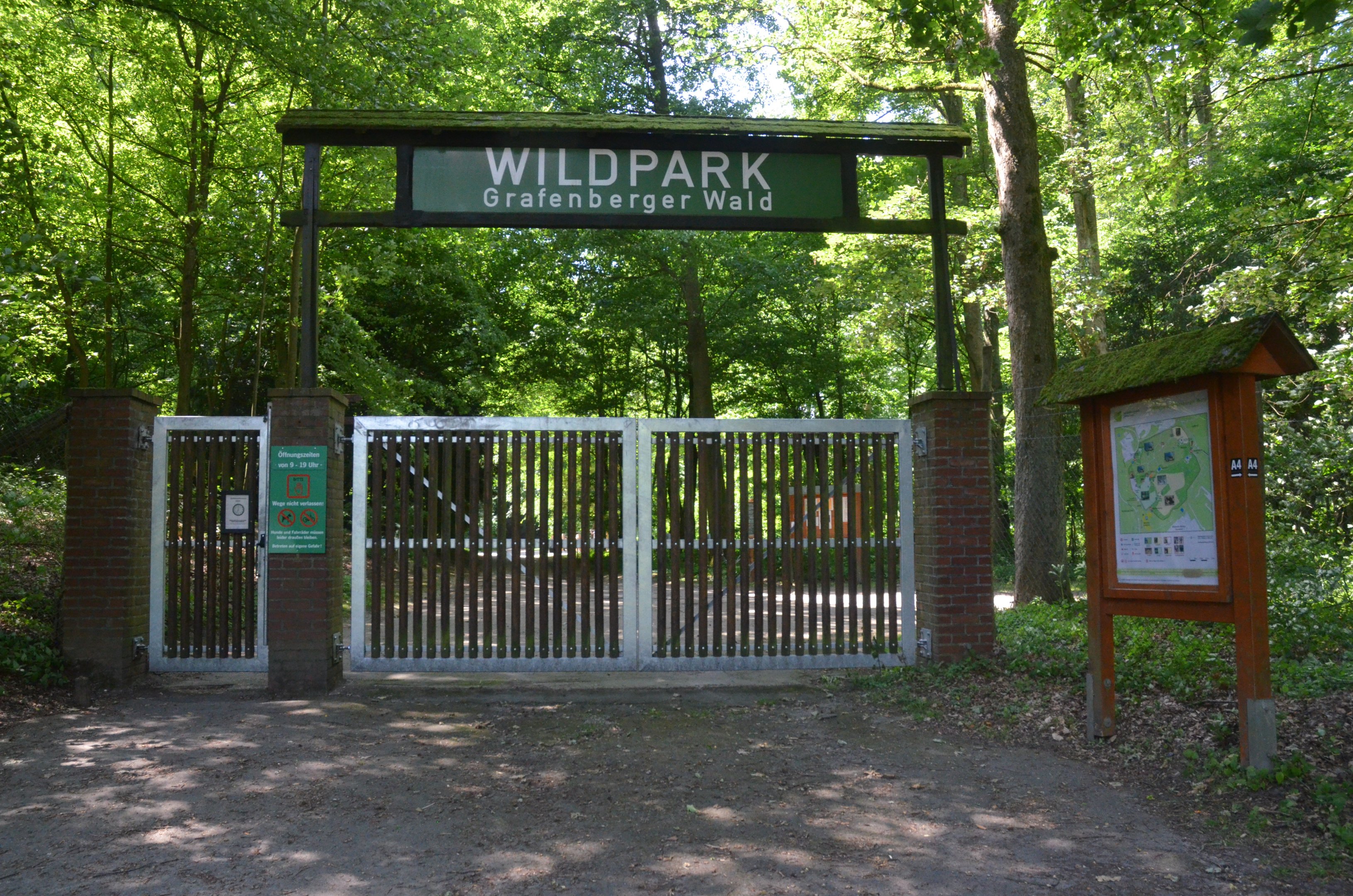 Eastern Entrance at Wildpark Grafenberger Wald, 23/06/2019