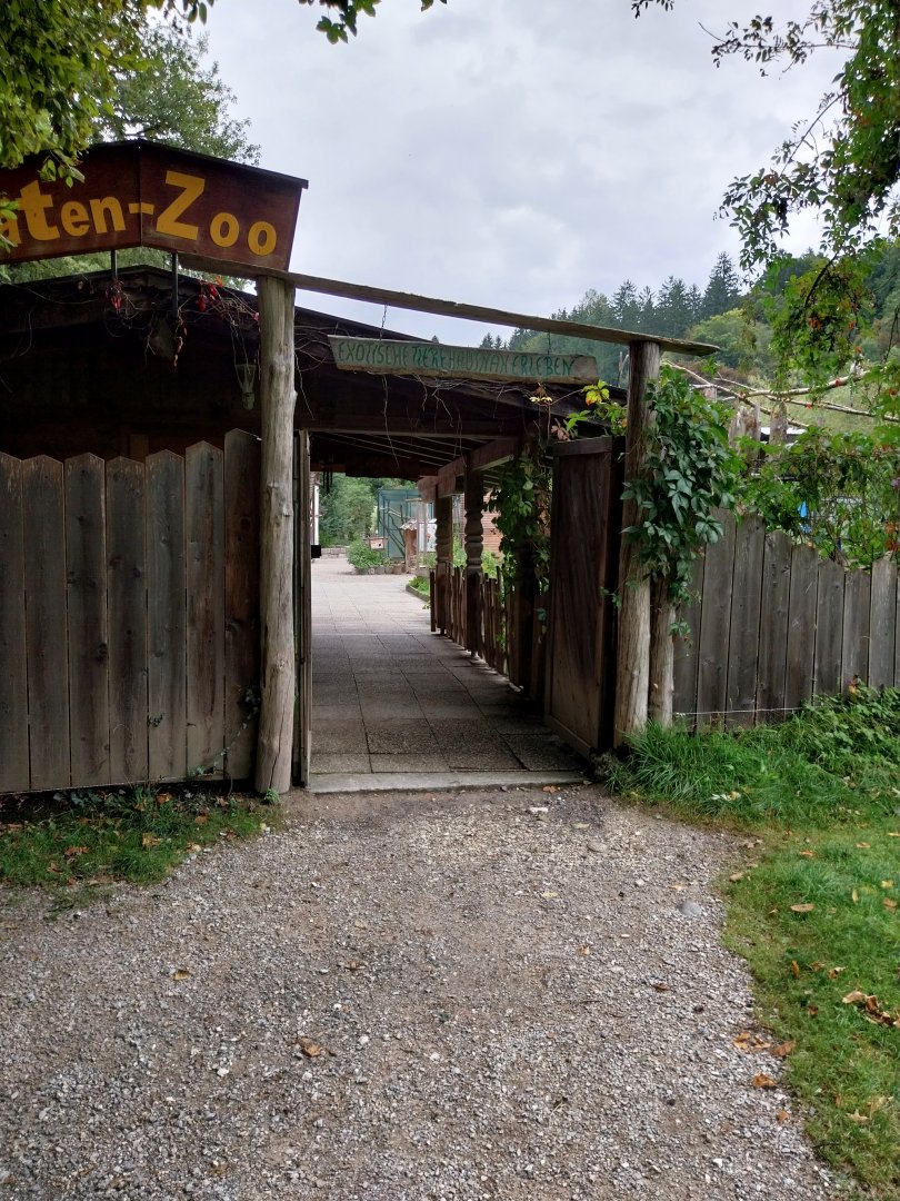 Ebbs Raritätenzoo - Entrance