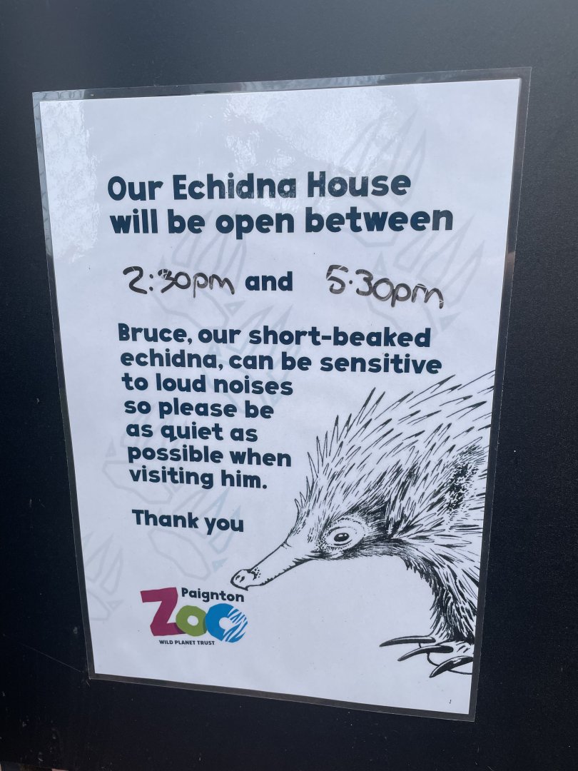 Echidna House Sign