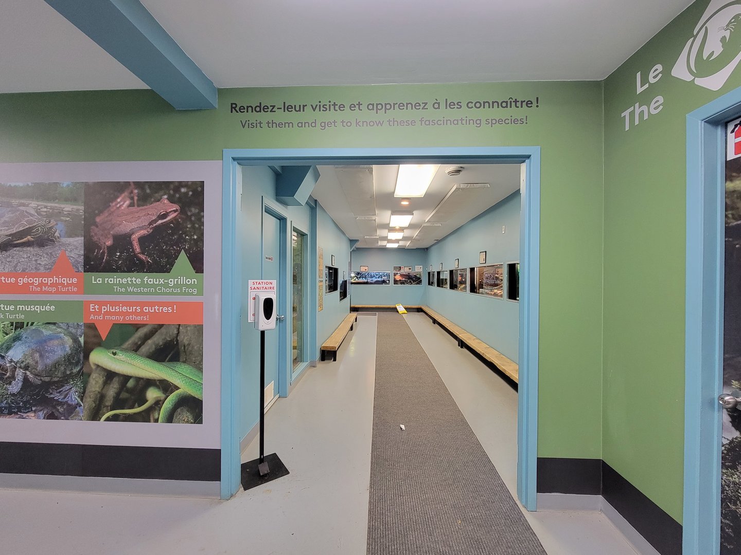 Ecomuseum Zoo - Entrance to herp/fish area