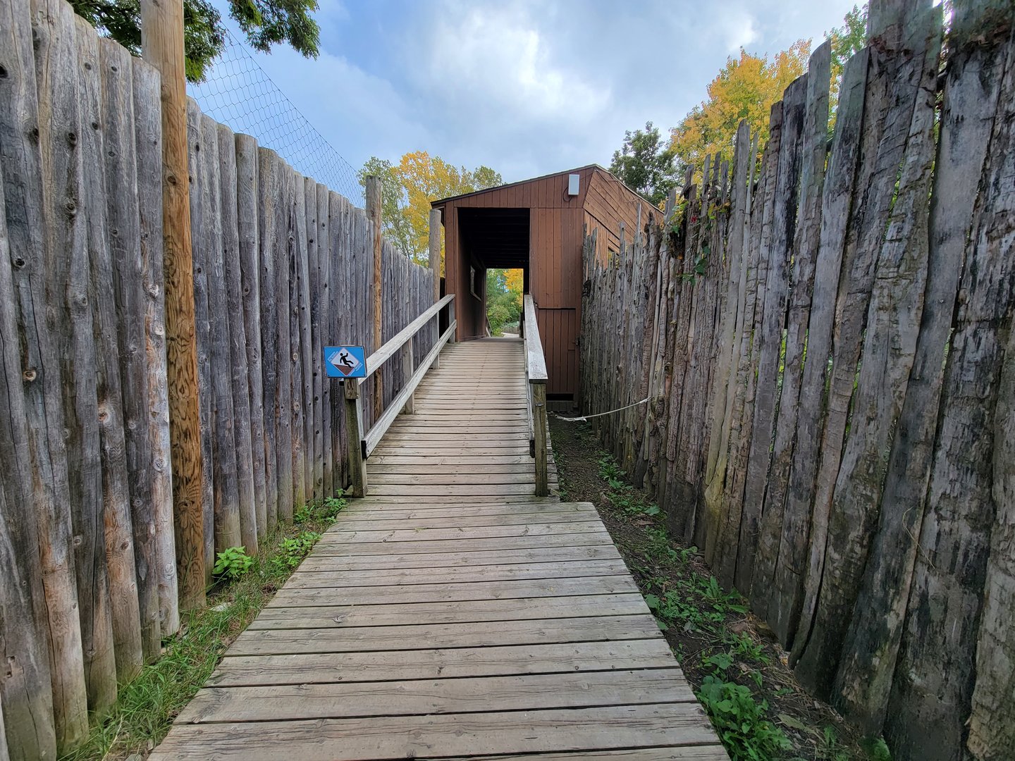 Ecomuseum Zoo - Gray wolf path