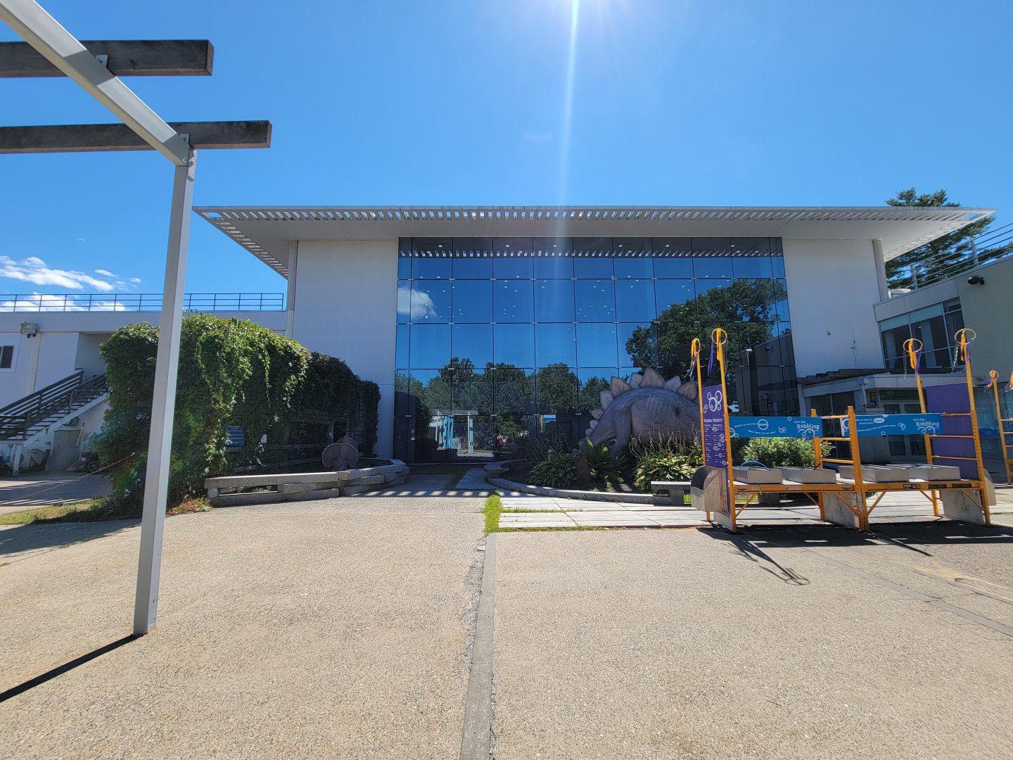 Ecotarium - Back/ground floor entrance